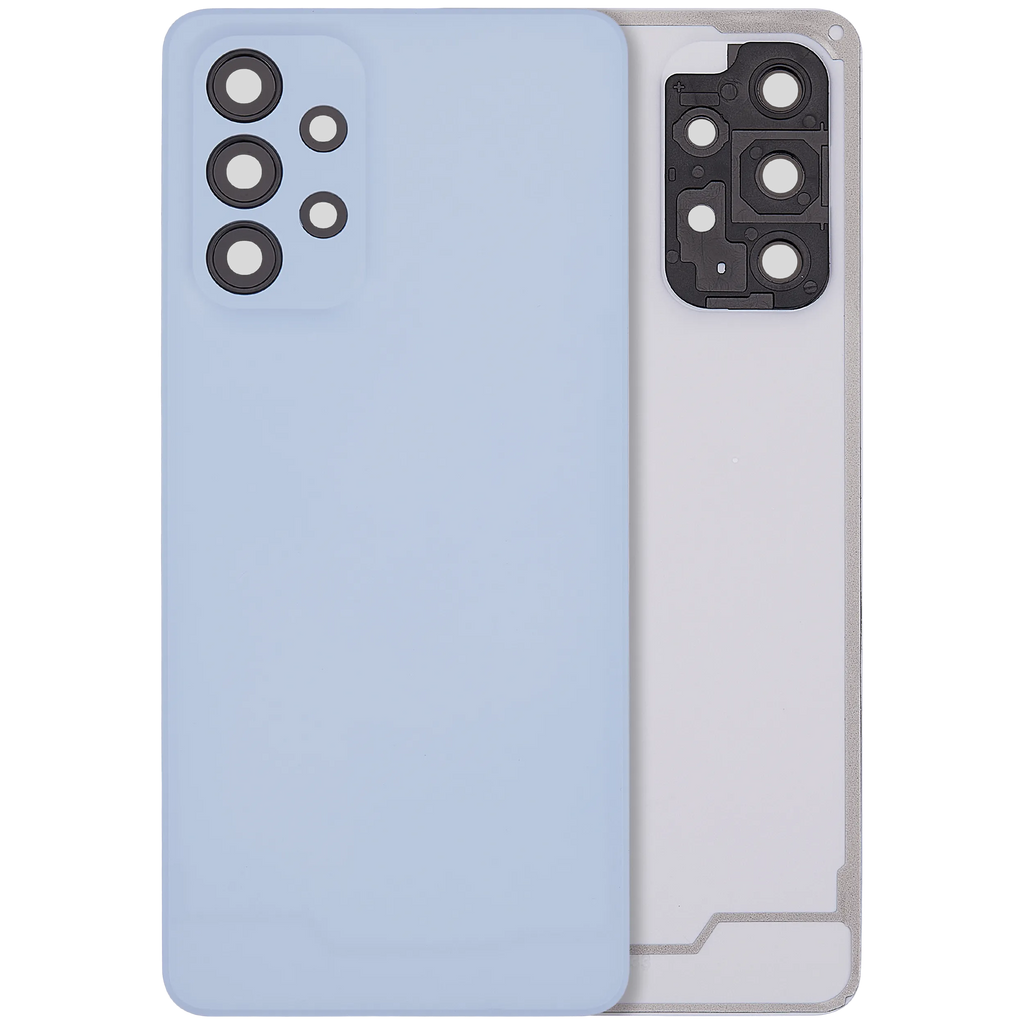 Backcover mit Camera Lens für Samsung Galaxy A33 5G (A336 / 2022) (ohne Logo) (Aftermarket Plus) (Blau)