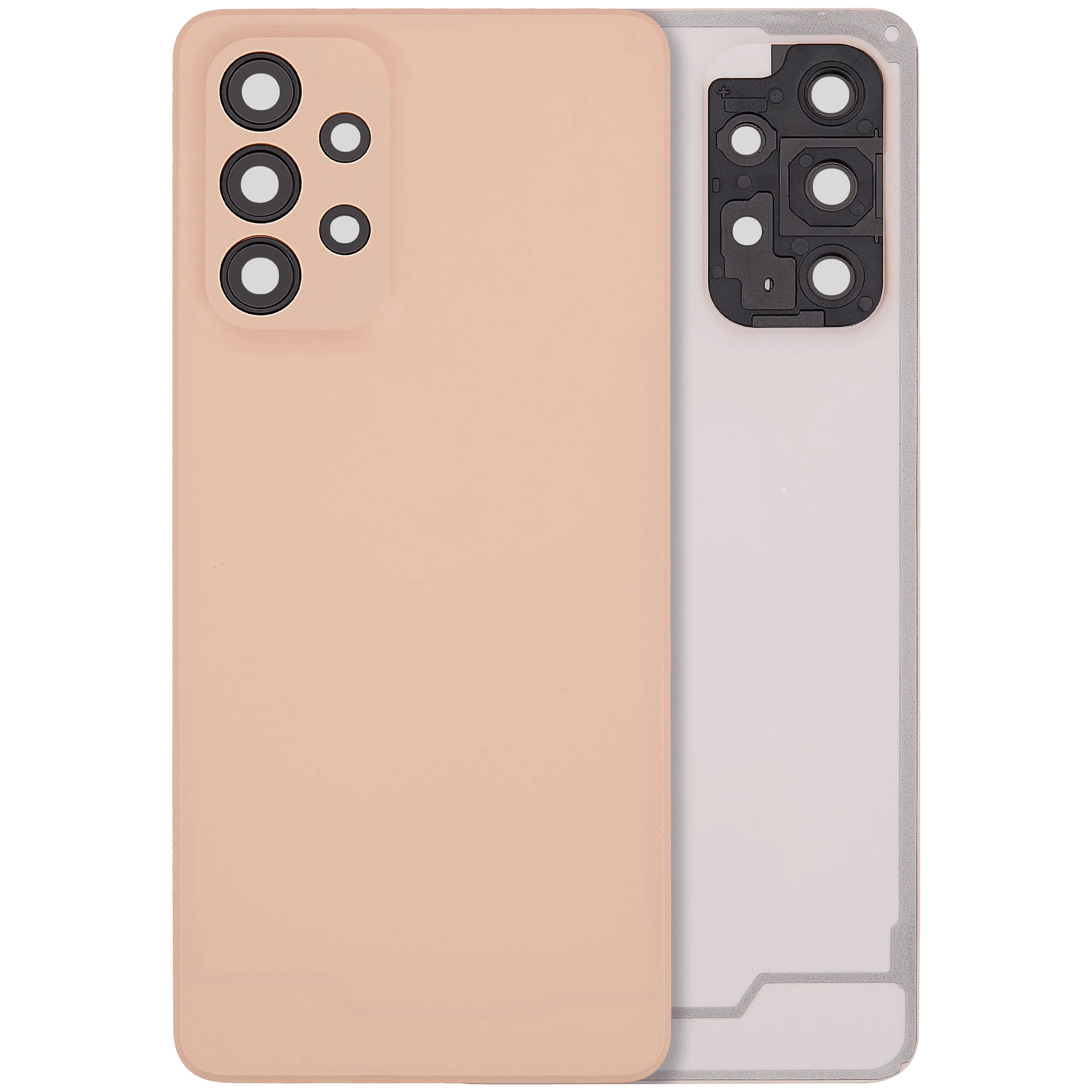 Backcover mit Camera Lens für Samsung Galaxy A33 5G (A336 / 2022) (ohne Logo) (Aftermarket Plus) (Peach)