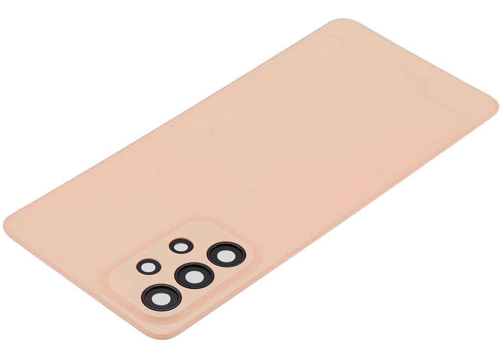 Backcover mit Camera Lens für Samsung Galaxy A33 5G (A336 / 2022) (ohne Logo) (Aftermarket Plus) (Peach)