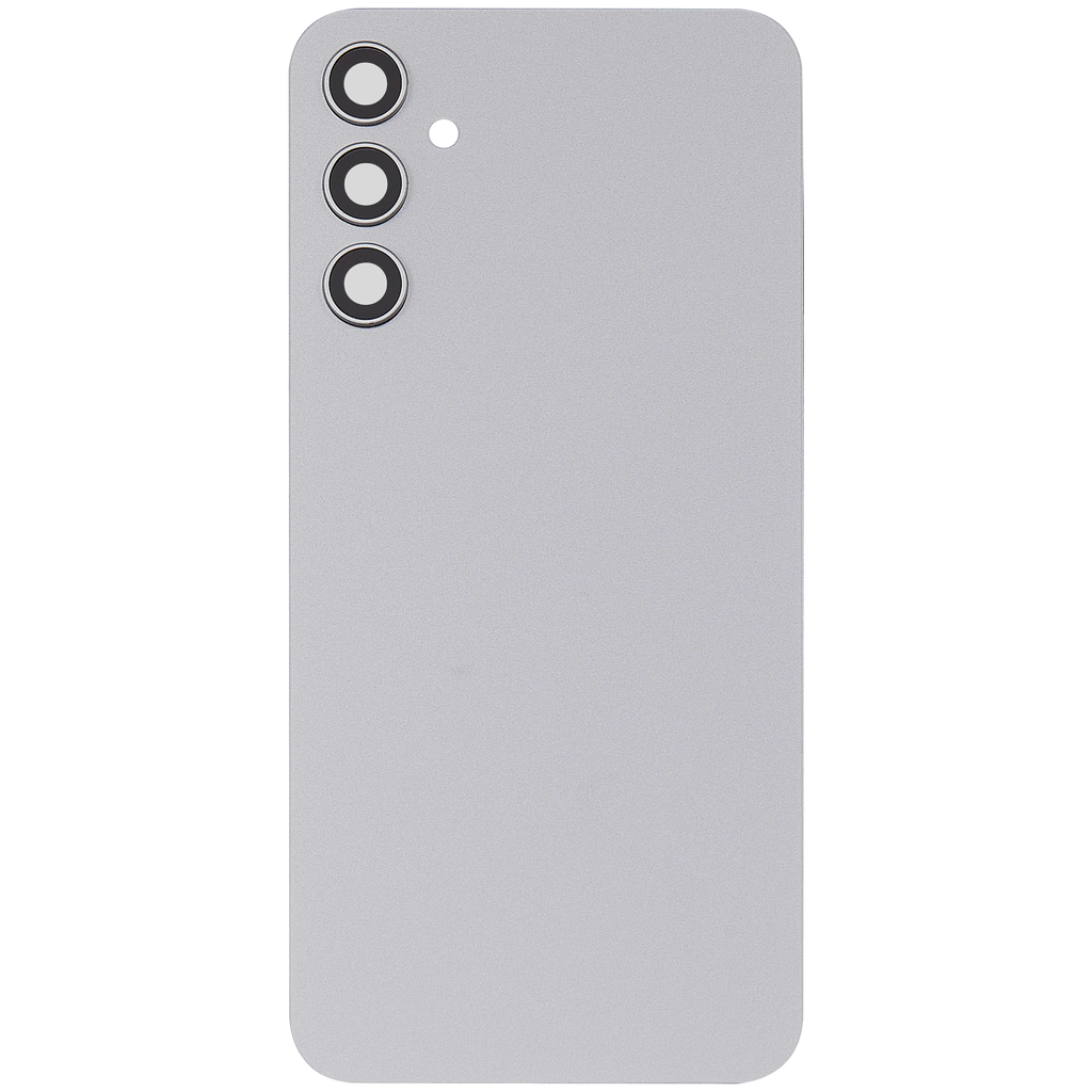 Backcover mit Camera Lens für Samsung Galaxy A34 5G (A346 / 2023) (ohne Logo) (Aftermarket Plus) (Silber)