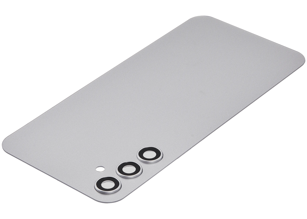 Backcover mit Camera Lens für Samsung Galaxy A34 5G (A346 / 2023) (ohne Logo) (Aftermarket Plus) (Silber)