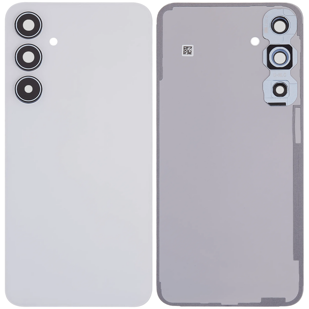 Backcover Glass mit Camera Lens für Samsung Galaxy A35 5G (A356 / 2024 (ohne Logo) (Aftermarket Plus) (Iceblue)