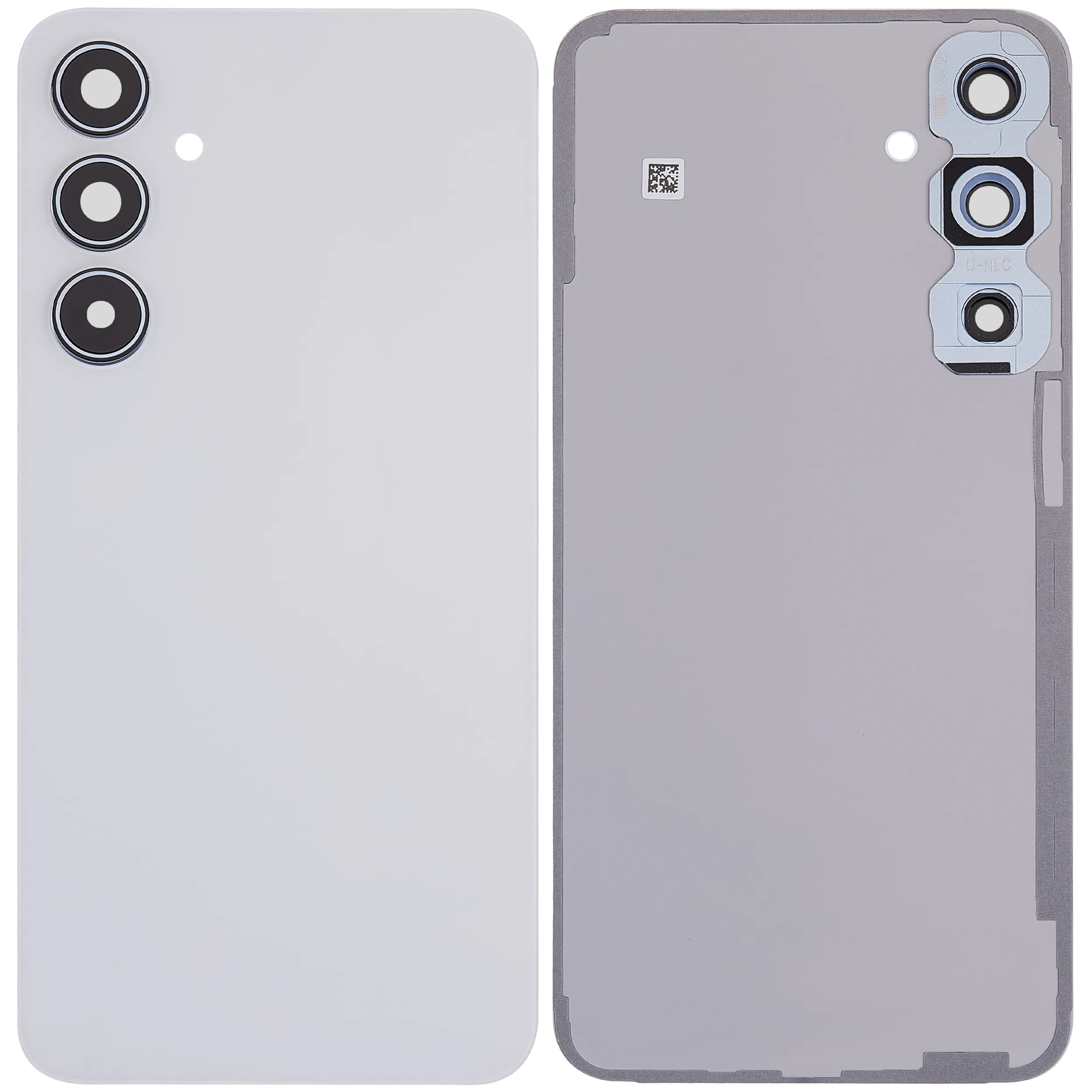 Backcover Glass mit Camera Lens für Samsung Galaxy A35 5G (A356 / 2024 (ohne Logo) (Aftermarket Plus) (Iceblue)