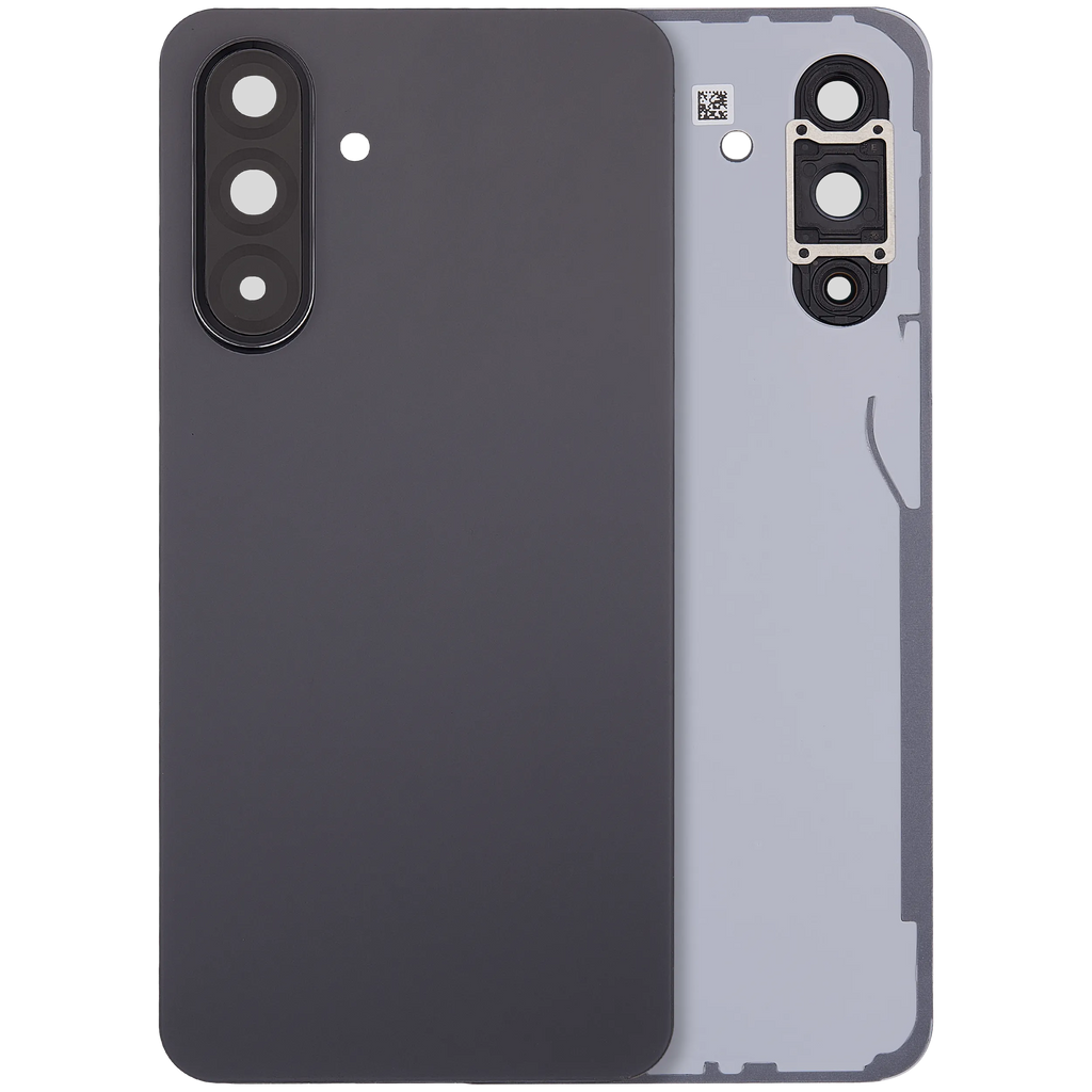 Backcover Glass mit Camera Lens für Samsung Galaxy A36 5G (A366 / 2025) (ohne Logo) (Aftermarket Plus) (Schwarz)