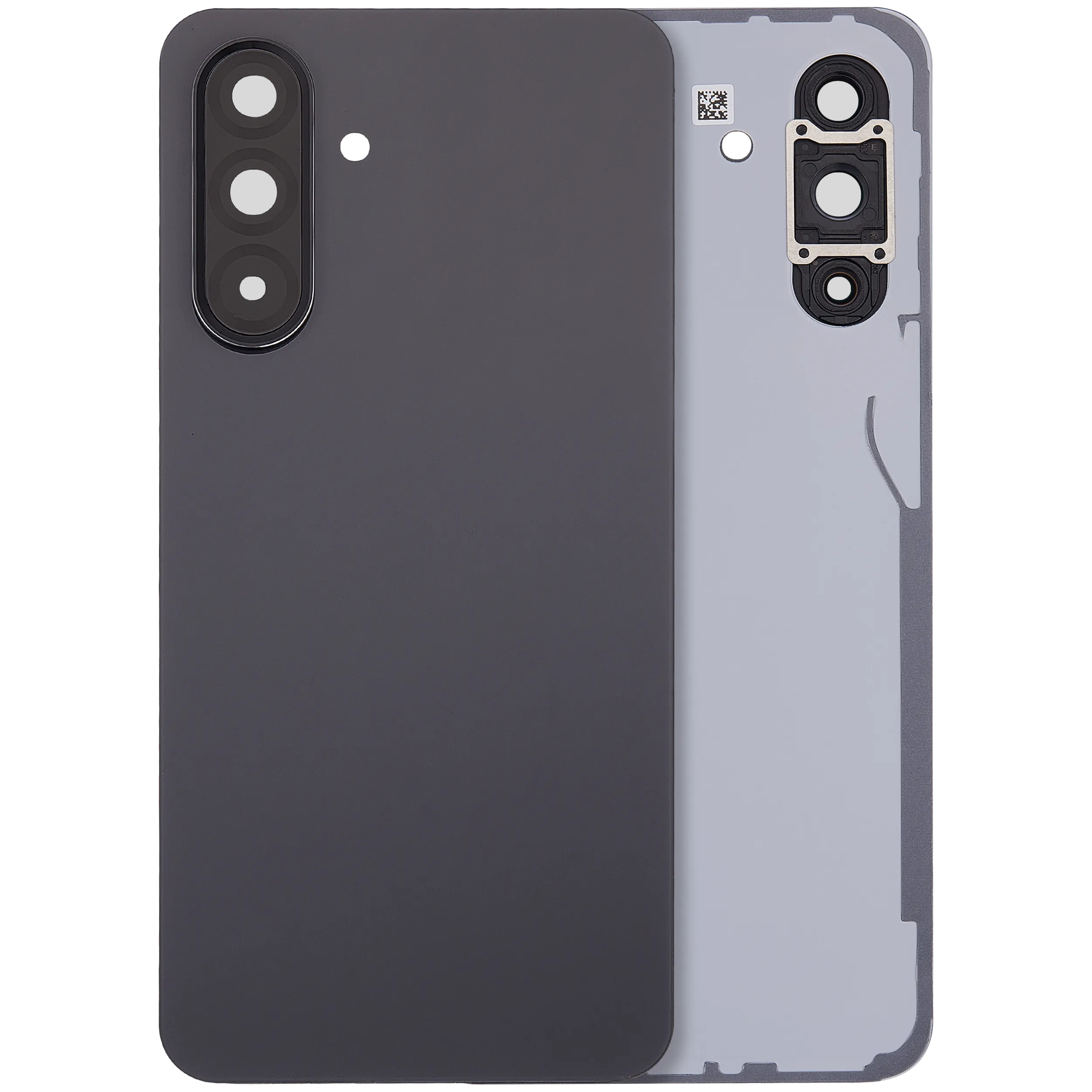 Backcover Glass mit Camera Lens für Samsung Galaxy A36 5G (A366 / 2025) (ohne Logo) (Aftermarket Plus) (Schwarz)