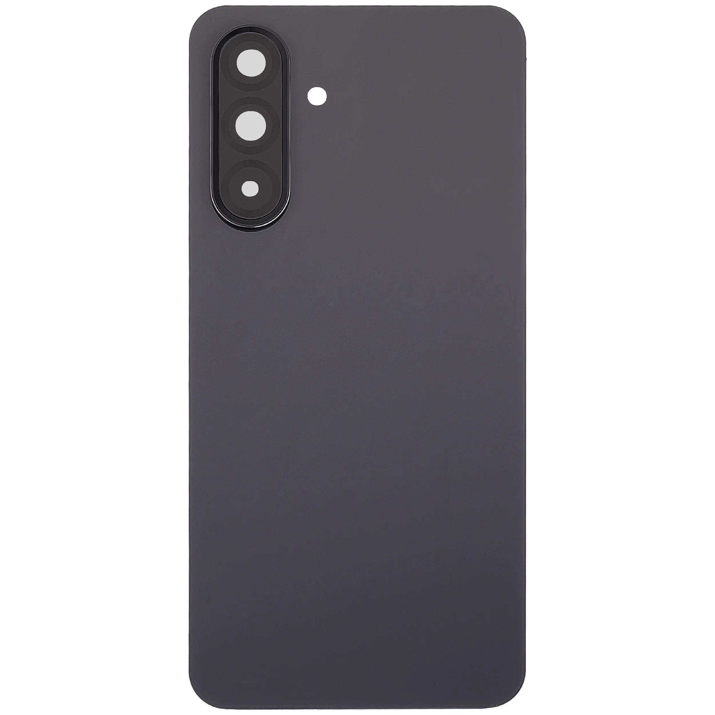 Backcover Glass mit Camera Lens für Samsung Galaxy A36 5G (A366 / 2025) (ohne Logo) (Aftermarket Plus) (Schwarz)