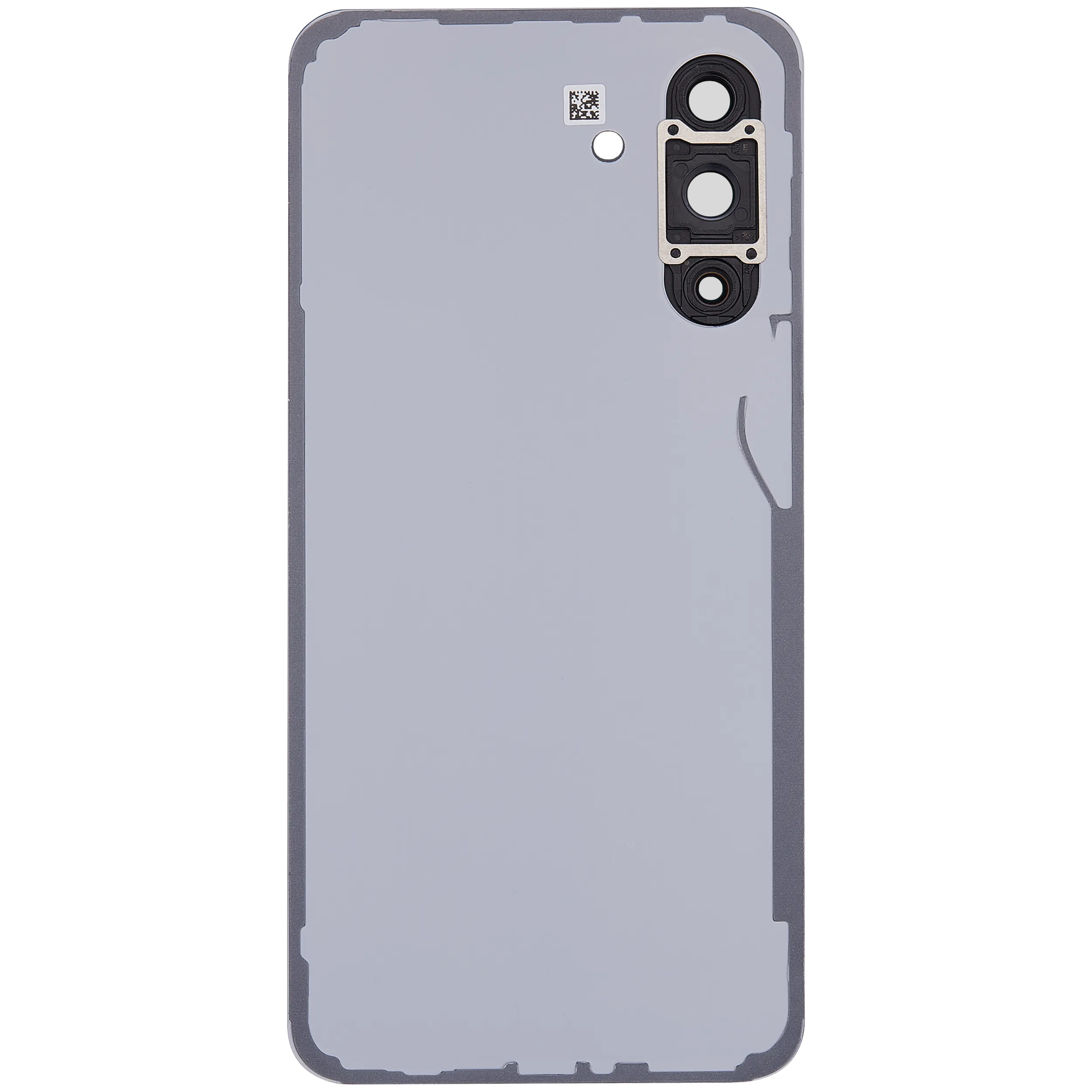 Backcover Glass mit Camera Lens für Samsung Galaxy A36 5G (A366 / 2025) (ohne Logo) (Aftermarket Plus) (Schwarz)