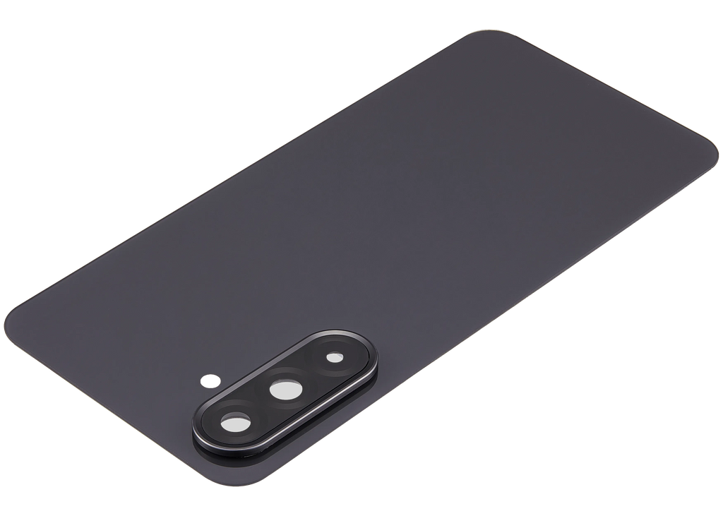 Backcover Glass mit Camera Lens für Samsung Galaxy A36 5G (A366 / 2025) (ohne Logo) (Aftermarket Plus) (Schwarz)