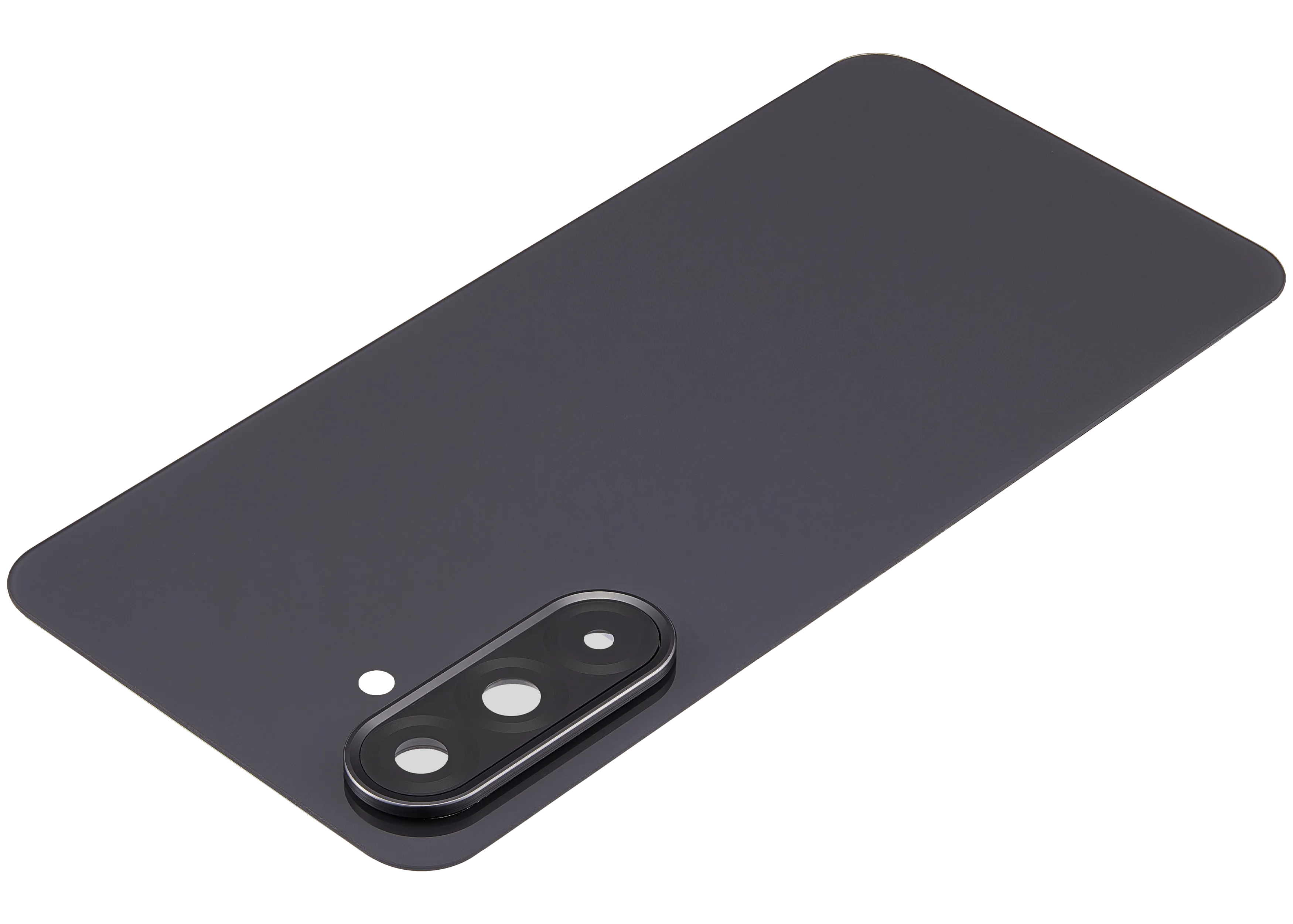 Backcover Glass mit Camera Lens für Samsung Galaxy A36 5G (A366 / 2025) (ohne Logo) (Aftermarket Plus) (Schwarz)