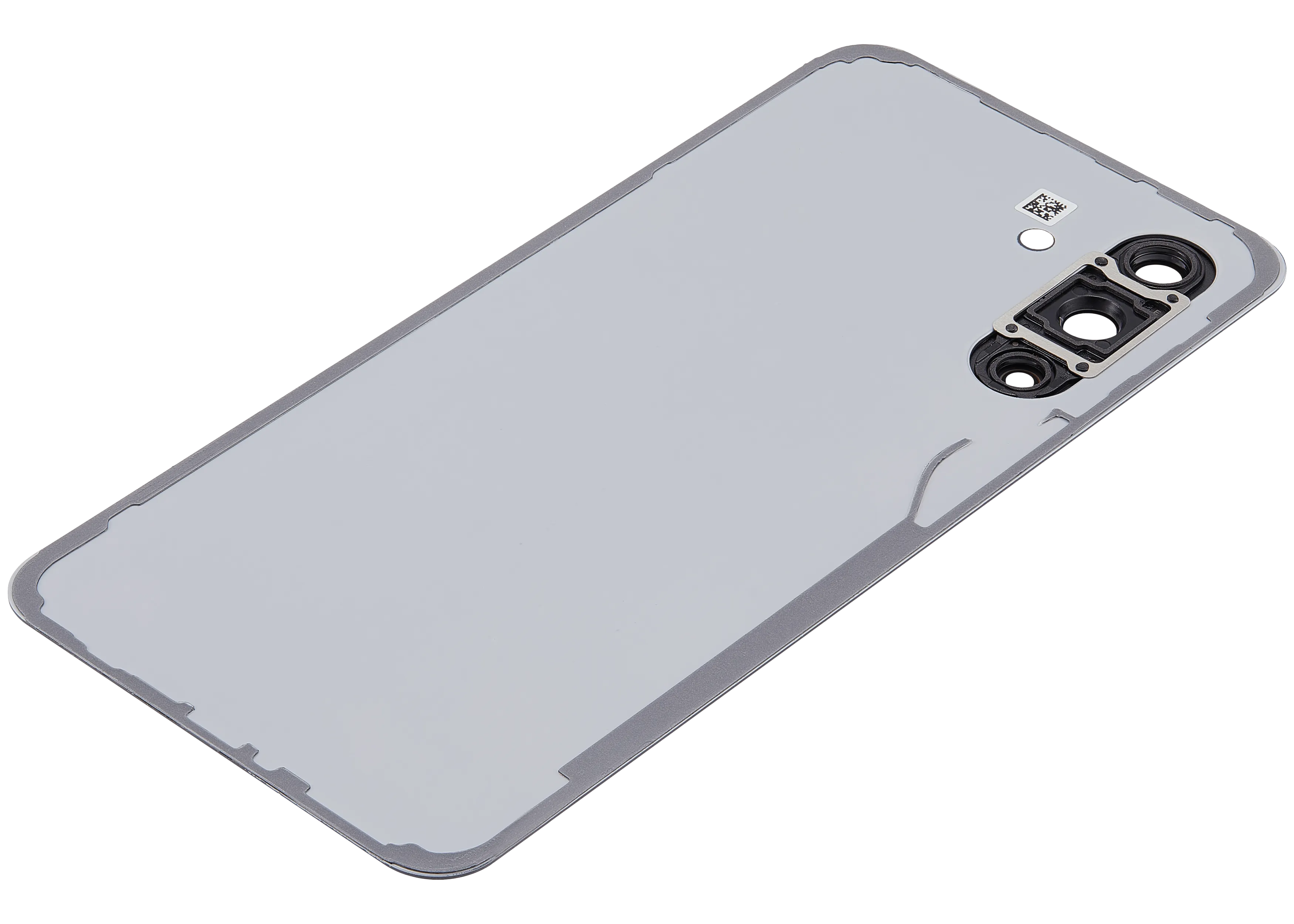 Backcover Glass mit Camera Lens für Samsung Galaxy A36 5G (A366 / 2025) (ohne Logo) (Aftermarket Plus) (Schwarz)