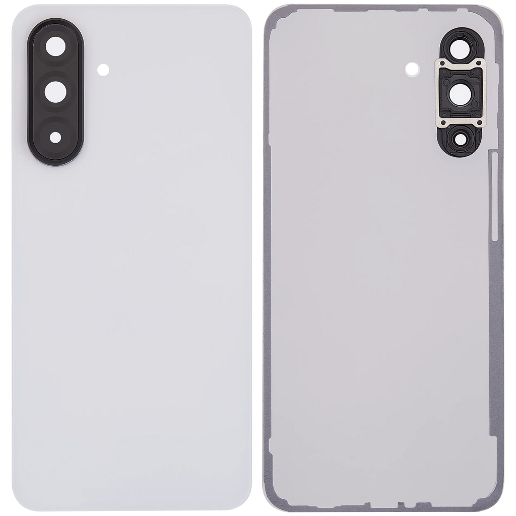 Backcover Glass mit Camera Lens für Samsung Galaxy A36 5G (A366 / 2025) (ohne Logo) (Aftermarket Plus) (Weiß)