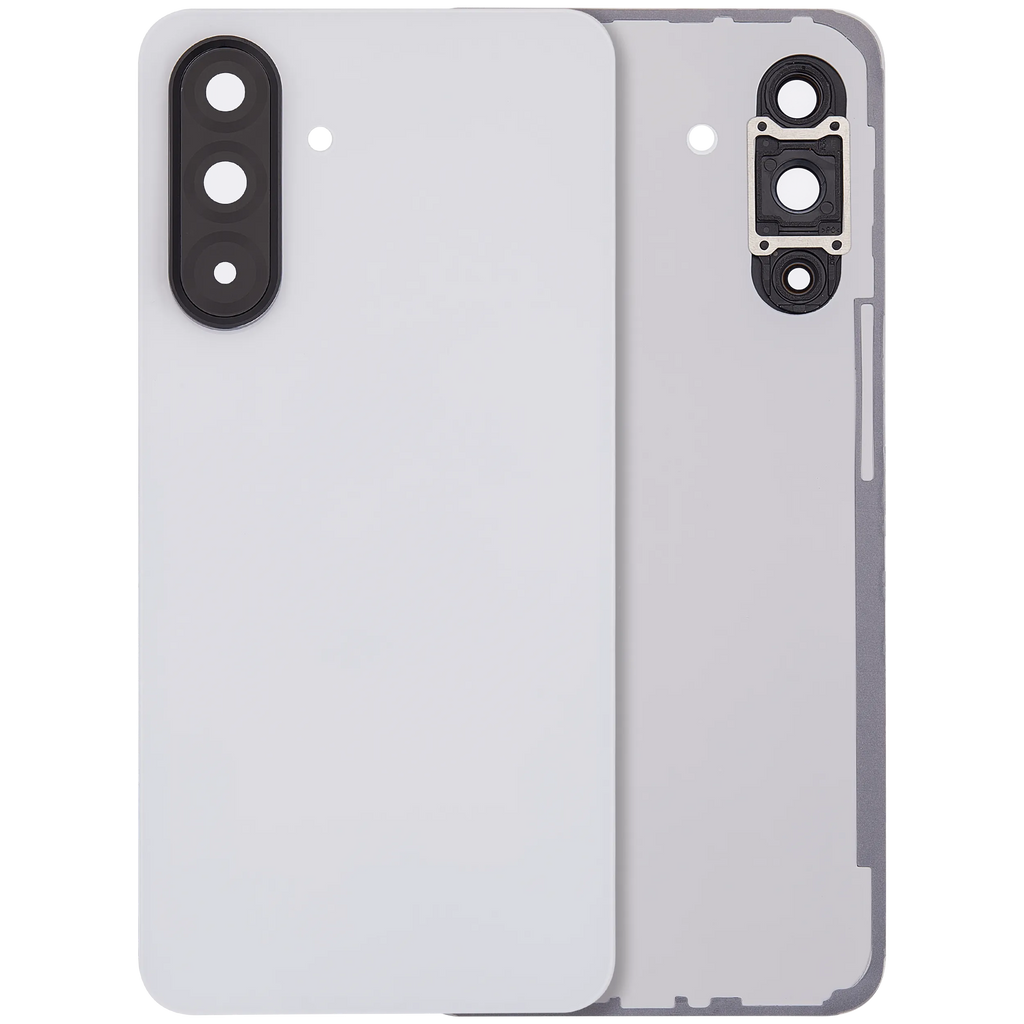 Backcover Glass mit Camera Lens für Samsung Galaxy A36 5G (A366 / 2025) (ohne Logo) (Aftermarket Plus) (Weiß)