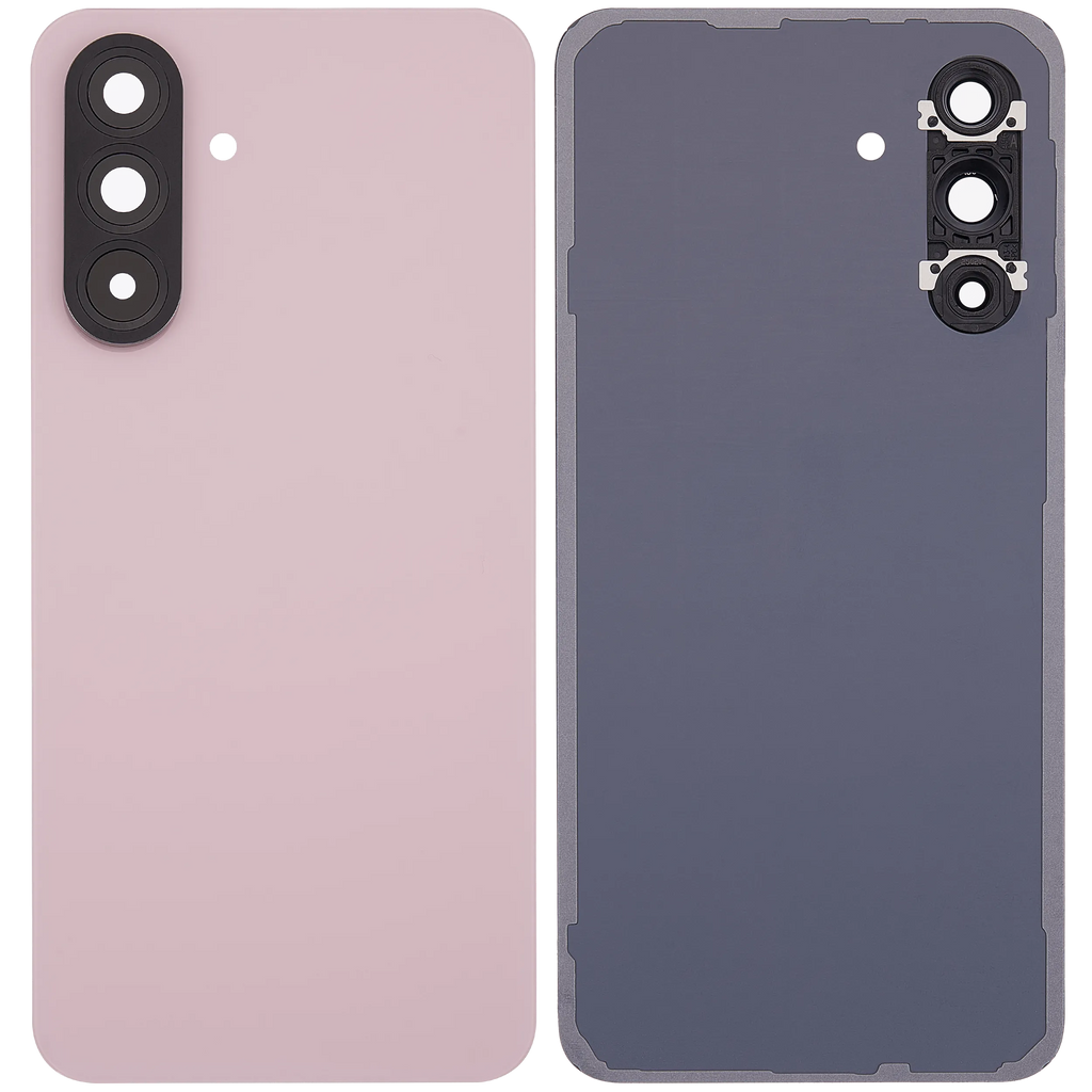 Backcover Glass mit Camera Lens für Samsung Galaxy A56 5G (A566 / 2025) (ohne Logo) (Aftermarket Plus) (Pink)