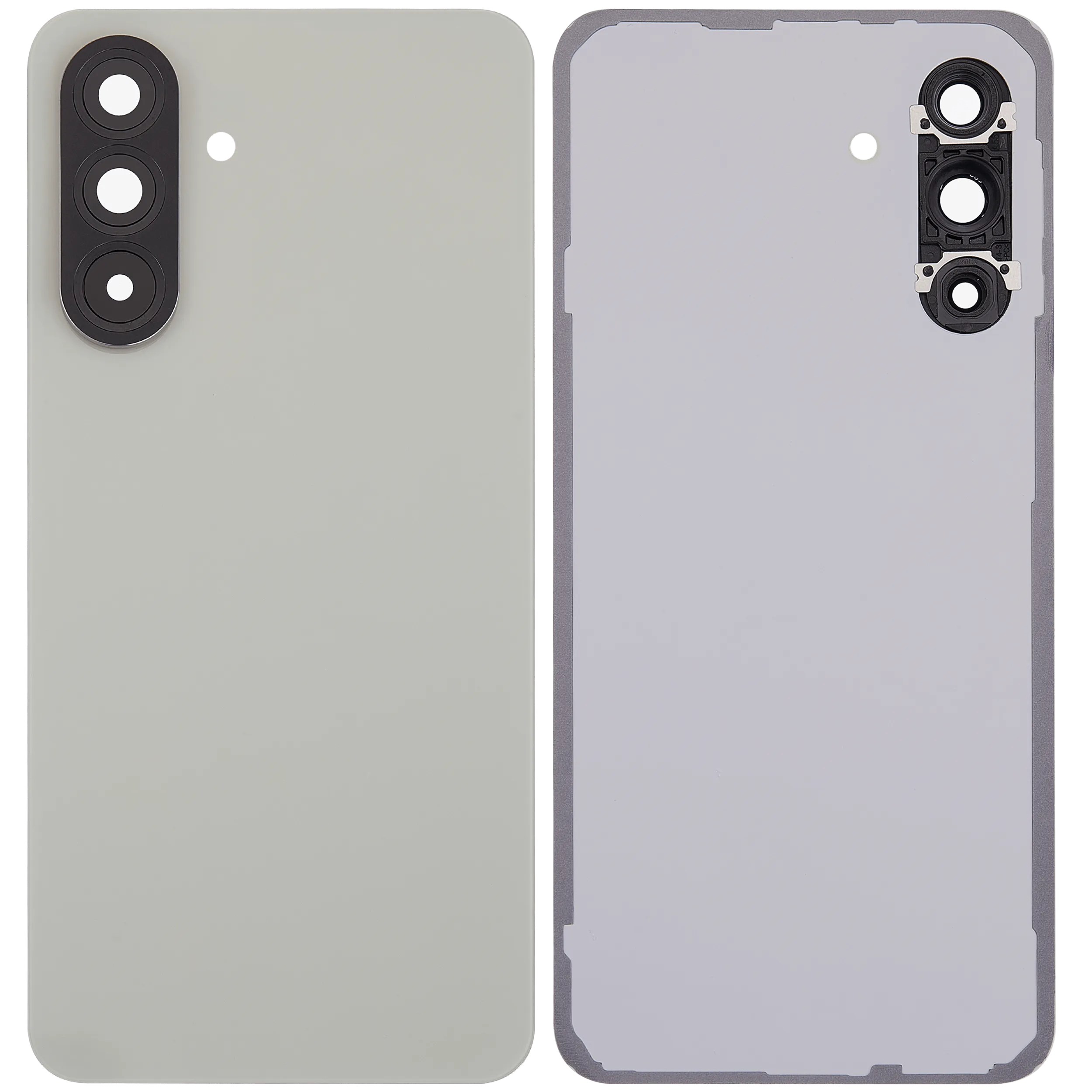 Backcover Glass mit Camera Lens für Samsung Galaxy A56 5G (A566 / 2025) (ohne Logo) (Aftermarket Plus) (Olive)
