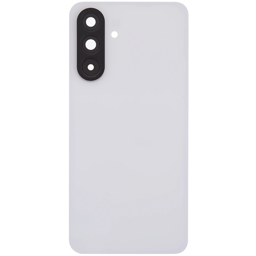 Backcover Glass mit Camera Lens für Samsung Galaxy A56 5G (A566 / 2025) (ohne Logo) (Aftermarket Plus) (Lightgray)
