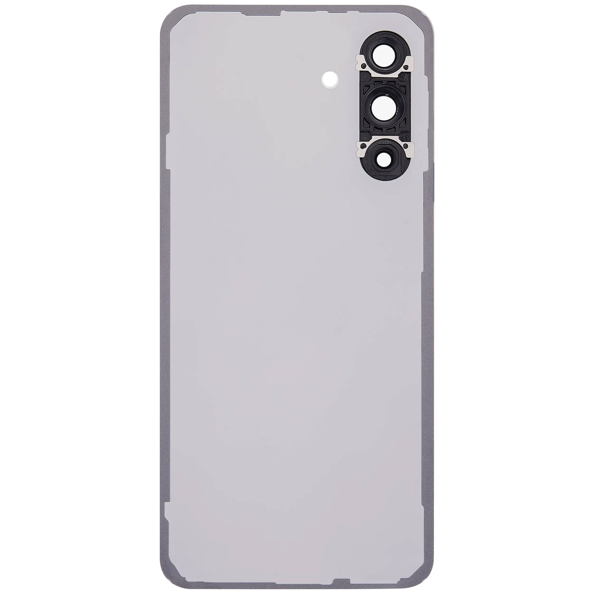 Backcover Glass mit Camera Lens für Samsung Galaxy A56 5G (A566 / 2025) (ohne Logo) (Aftermarket Plus) (Lightgray)