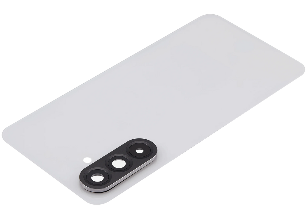 Backcover Glass mit Camera Lens für Samsung Galaxy A56 5G (A566 / 2025) (ohne Logo) (Aftermarket Plus) (Lightgray)