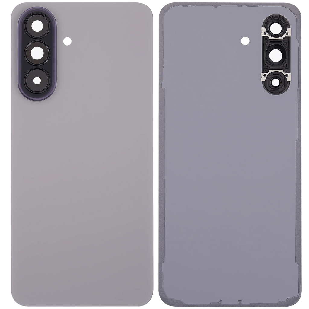 Backcover Glass mit Camera Lens für Samsung Galaxy A57 5G (A576 / 2026) (ohne Logo) (Aftermarket Plus) (Grau)