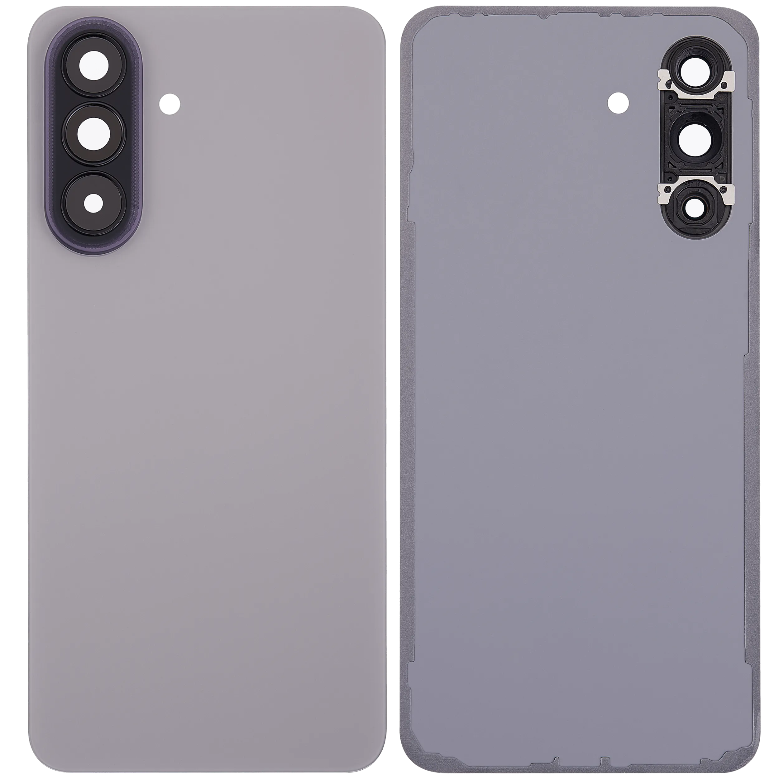 Backcover Glass mit Camera Lens für Samsung Galaxy A57 5G (A576 / 2026) (ohne Logo) (Aftermarket Plus) (Grau)