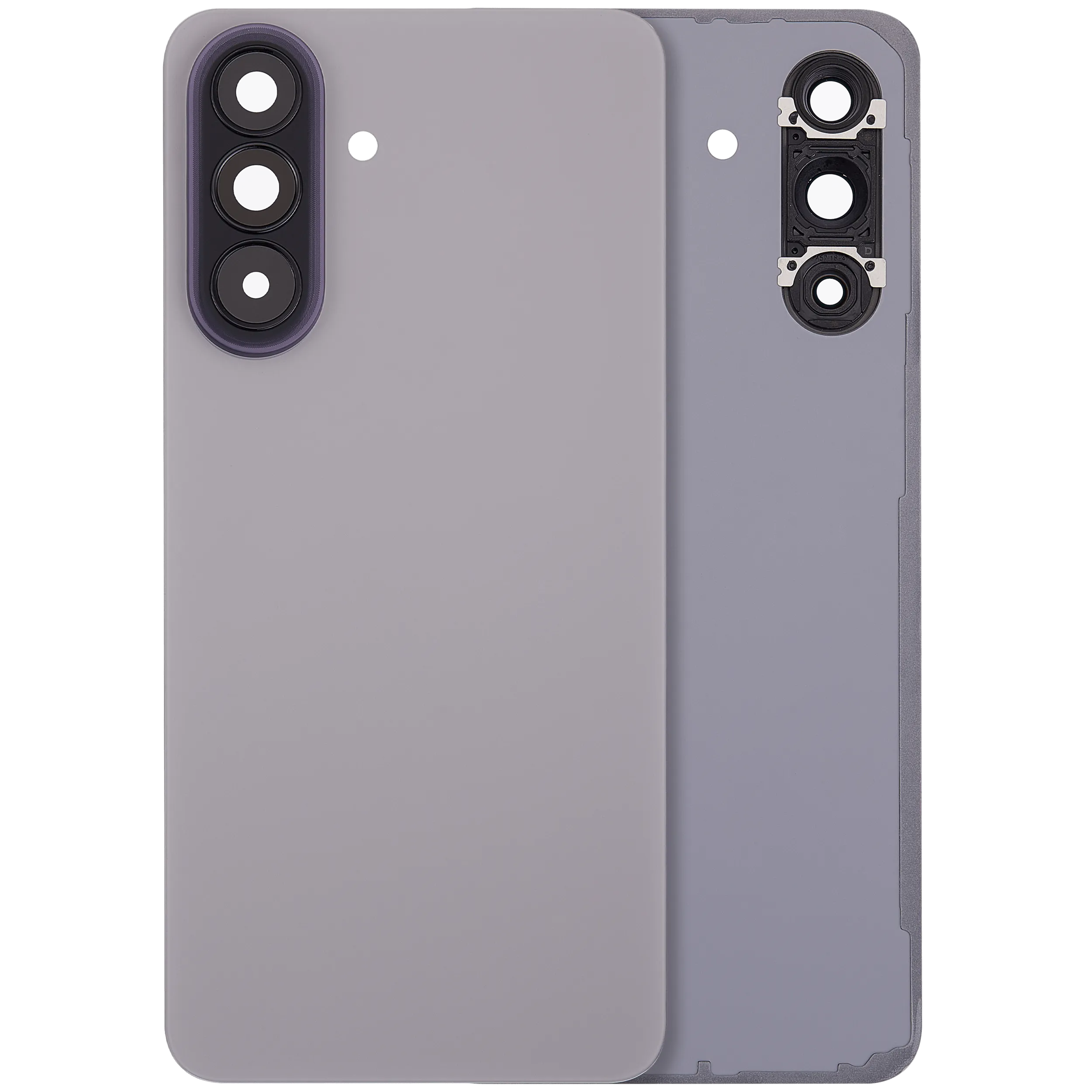 Backcover Glass mit Camera Lens für Samsung Galaxy A57 5G (A576 / 2026) (ohne Logo) (Aftermarket Plus) (Grau)