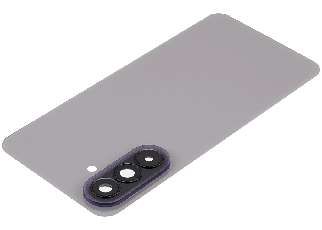 Backcover Glass mit Camera Lens für Samsung Galaxy A57 5G (A576 / 2026) (ohne Logo) (Aftermarket Plus) (Grau)