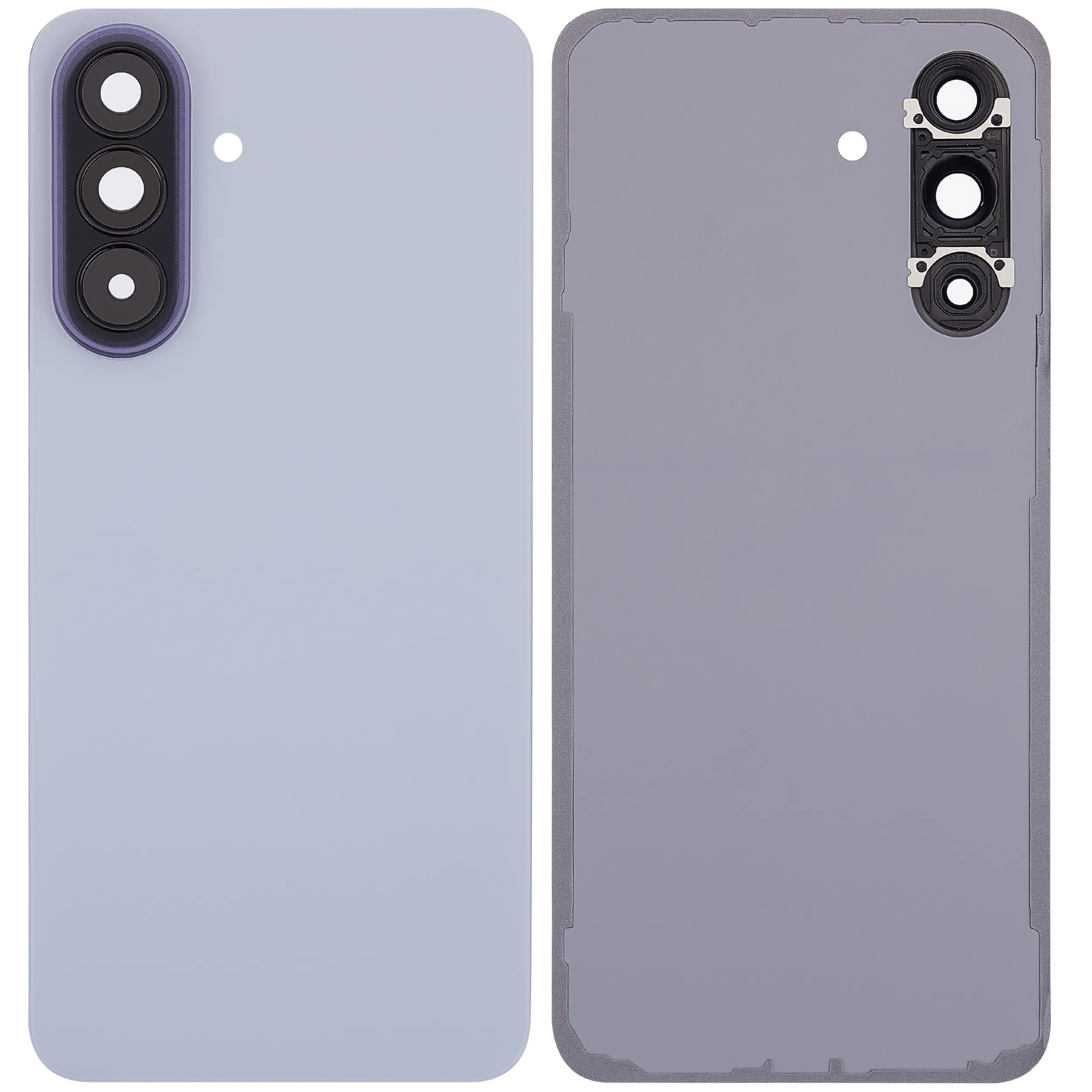 Backcover Glass mit Camera Lens für Samsung Galaxy A57 5G (A576 / 2026) (ohne Logo) (Aftermarket Plus) (Icyblue)