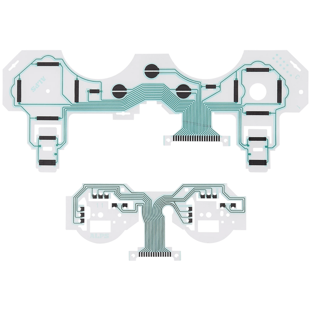 Conductive Film Keypad Ribbon Cable für PlayStation 3 Controller CECH-ZC2U (Model：SA1QW224A / SA1Q222A) (2 Pack)