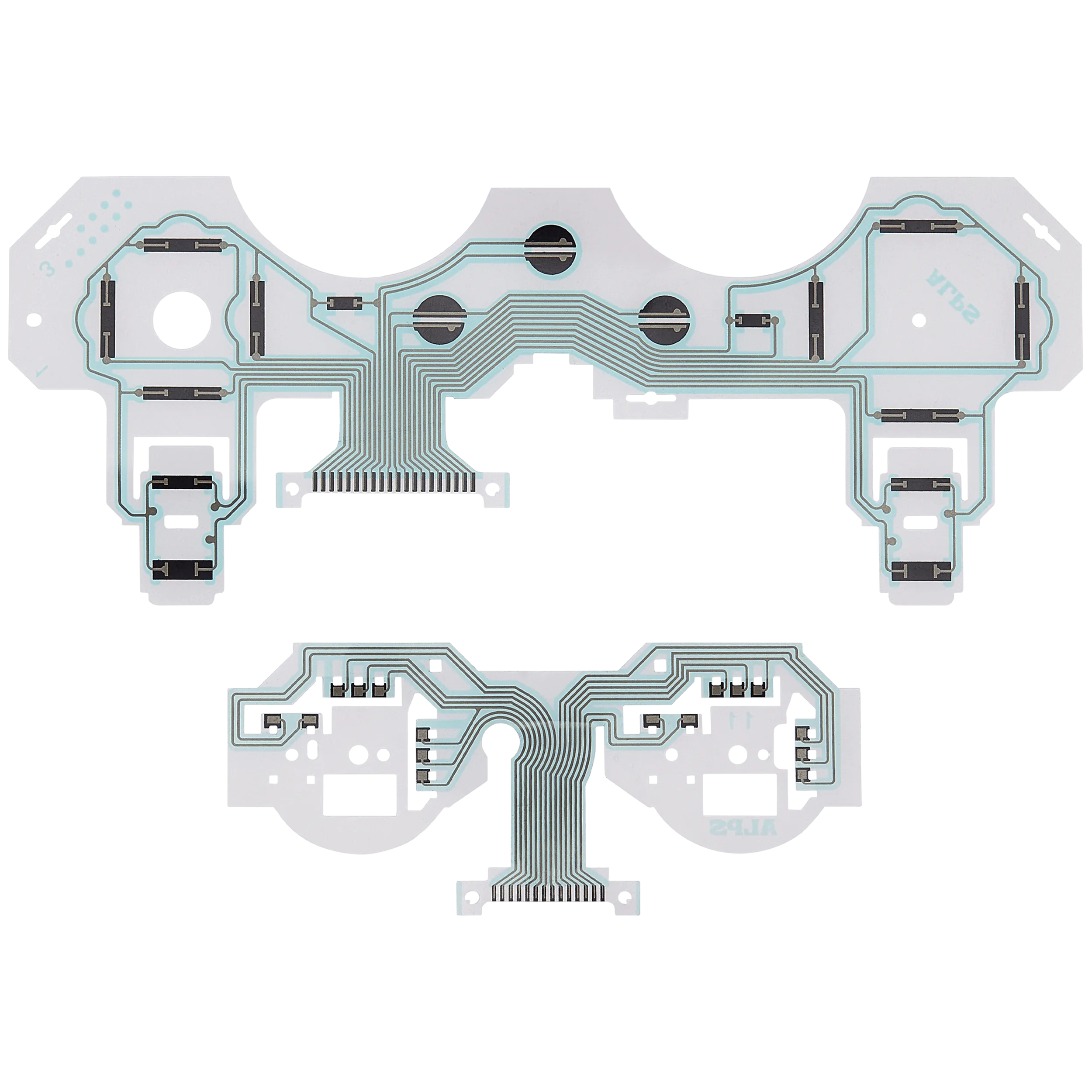 Conductive Film Keypad Ribbon Cable für PlayStation 3 Controller CECH-ZC2U (Model：SA1QW224A / SA1Q222A) (2 Pack)
