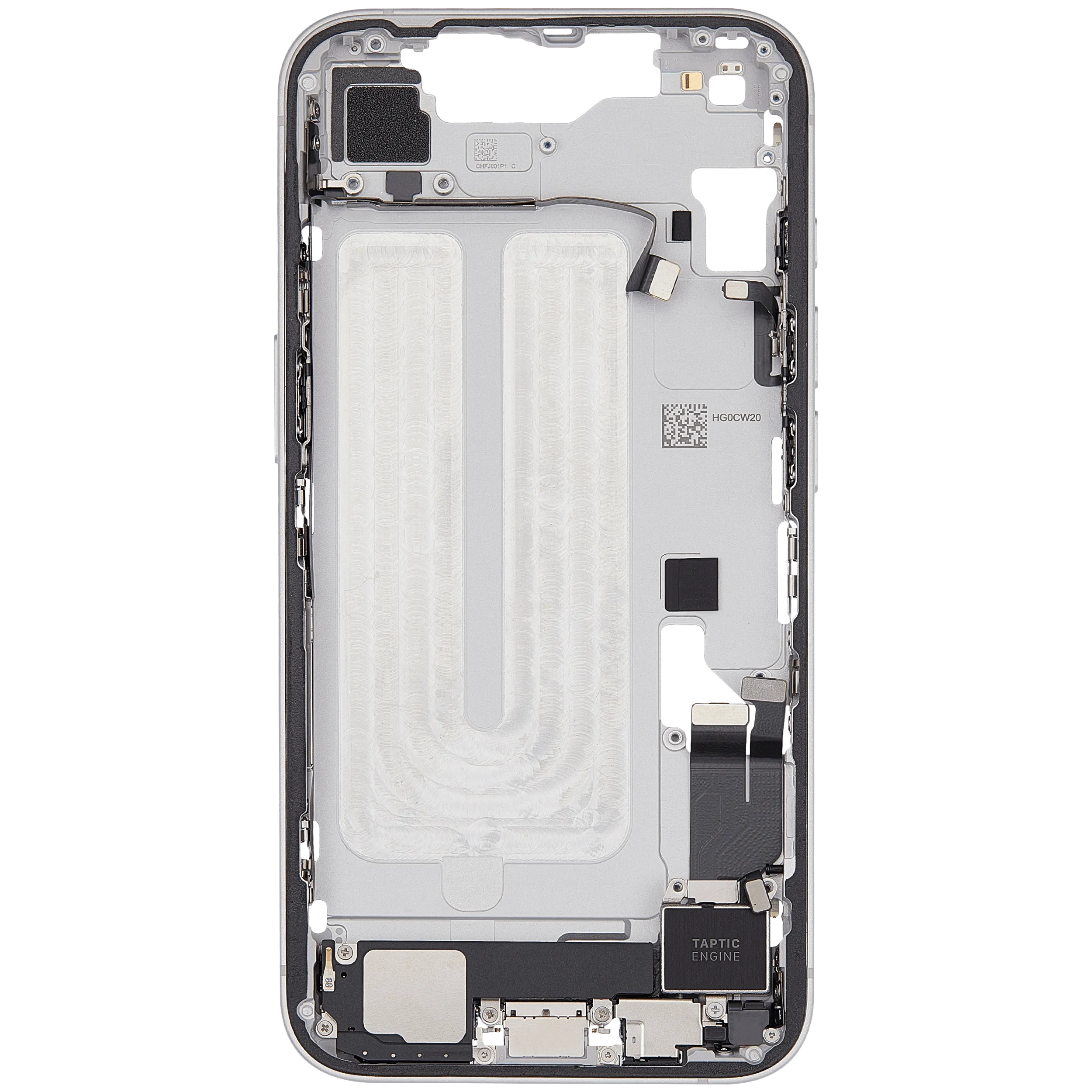 Original Apple-Ausbau B gebraucht – iPhone 16e / 17e EU / Rahmen Weiß