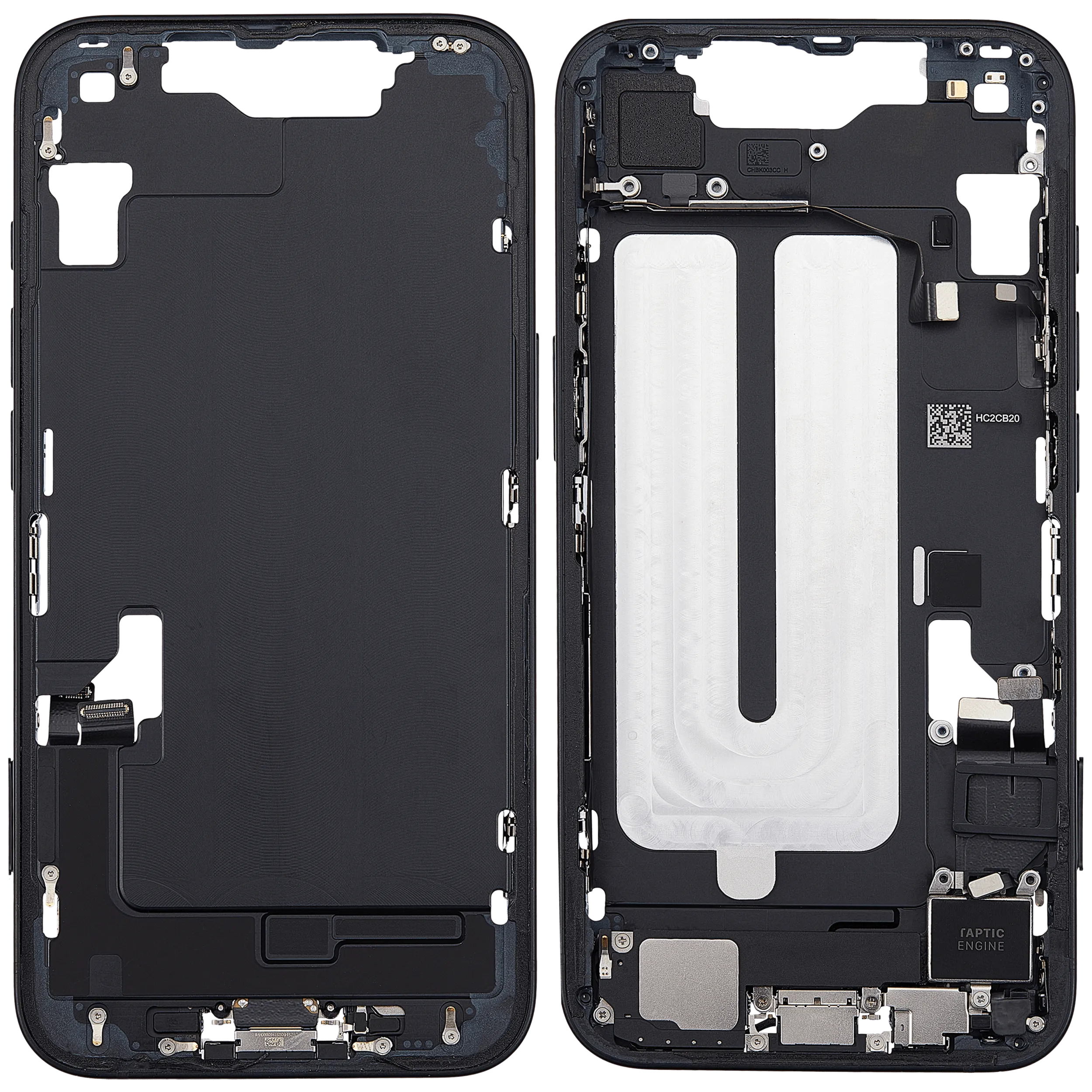 Original Apple-Ausbau B gebraucht – iPhone 16e / 17e EU / Rahmen Schwarz
