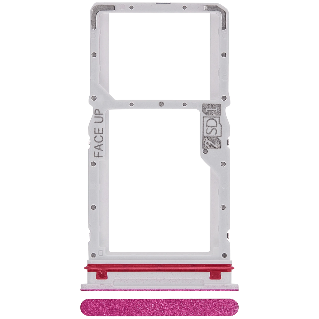 Sim Card Tray für Motorola Moto G37 (XT2625 / 2026) (Fuchsia Red)