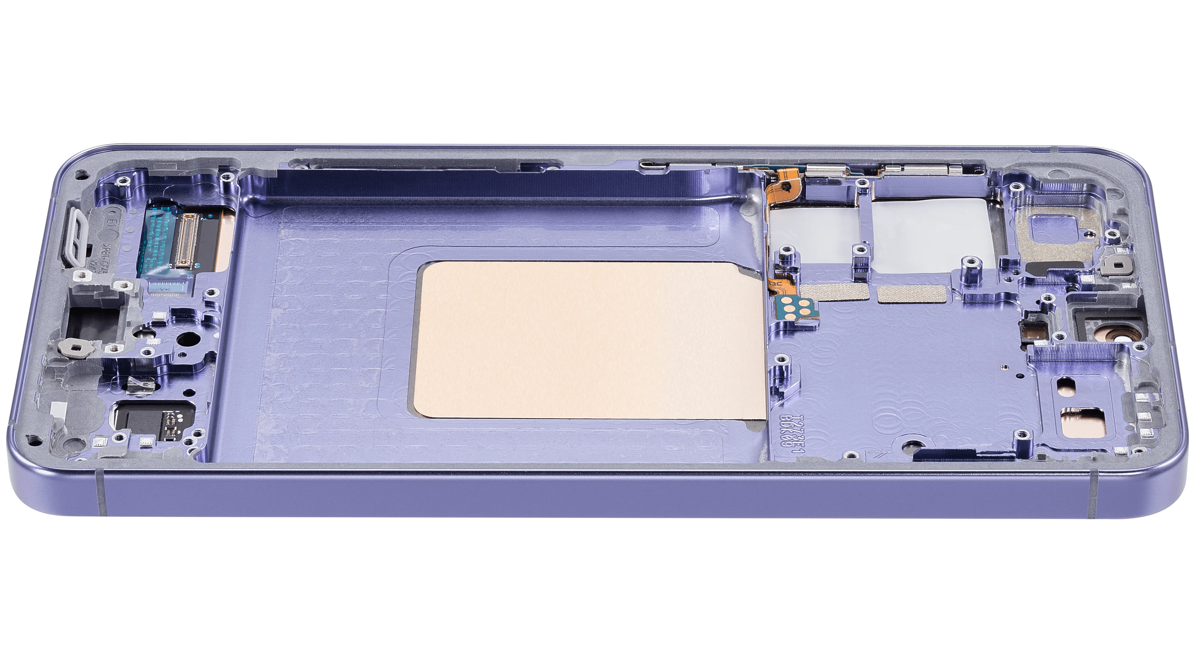 OLED-Display mit Rahmen für Samsung Galaxy S24 5G (US & Internationale Version) (Aftermarket Plus) (Cobalt Violet)