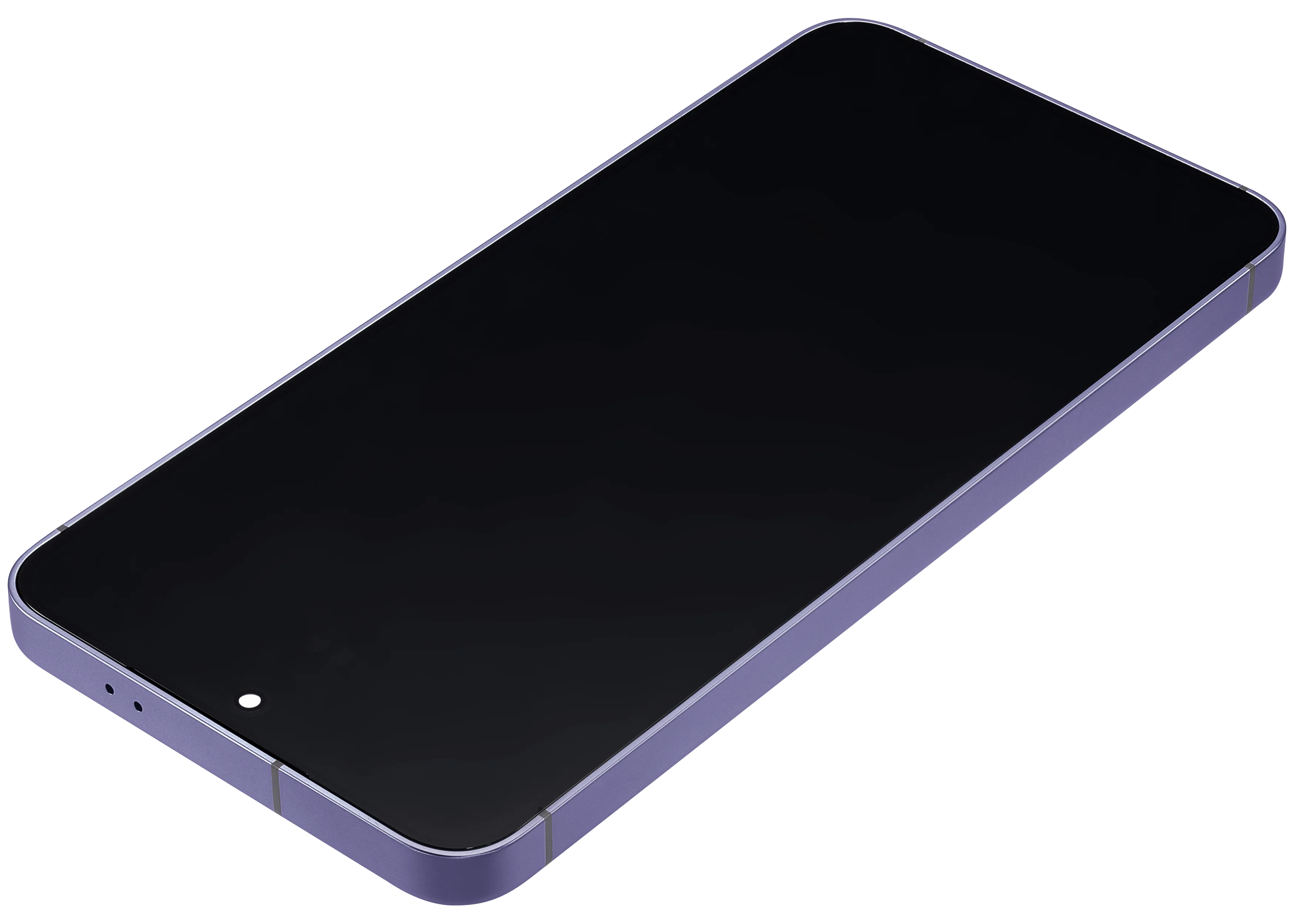OLED-Display mit Rahmen für Samsung Galaxy S24 5G (US & Internationale Version) (Aftermarket Plus) (Cobalt Violet)