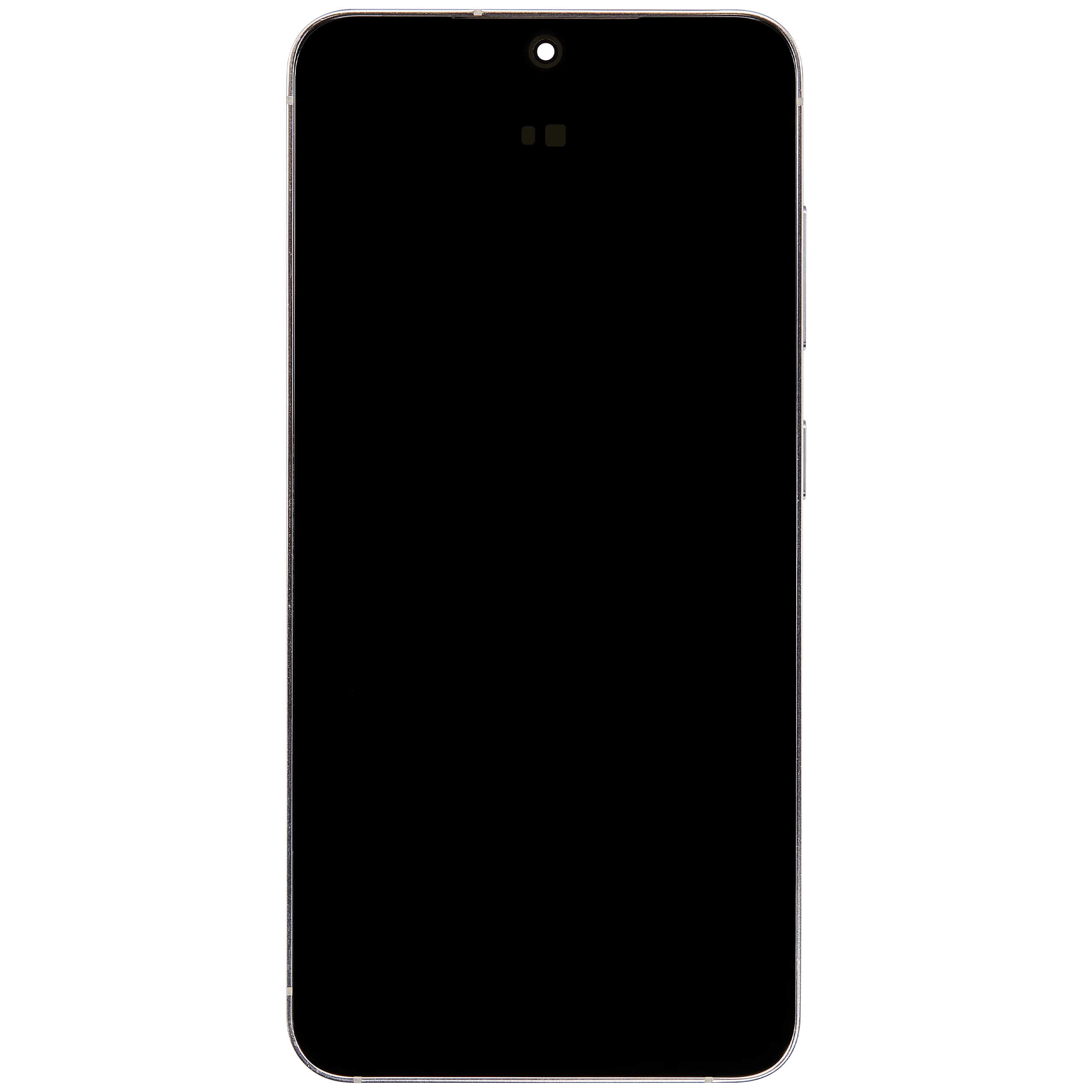 OLED-Display mit Rahmen für Samsung Galaxy S24 5G (US & Internationale Version) (Aftermarket Plus) (Marble Grey)