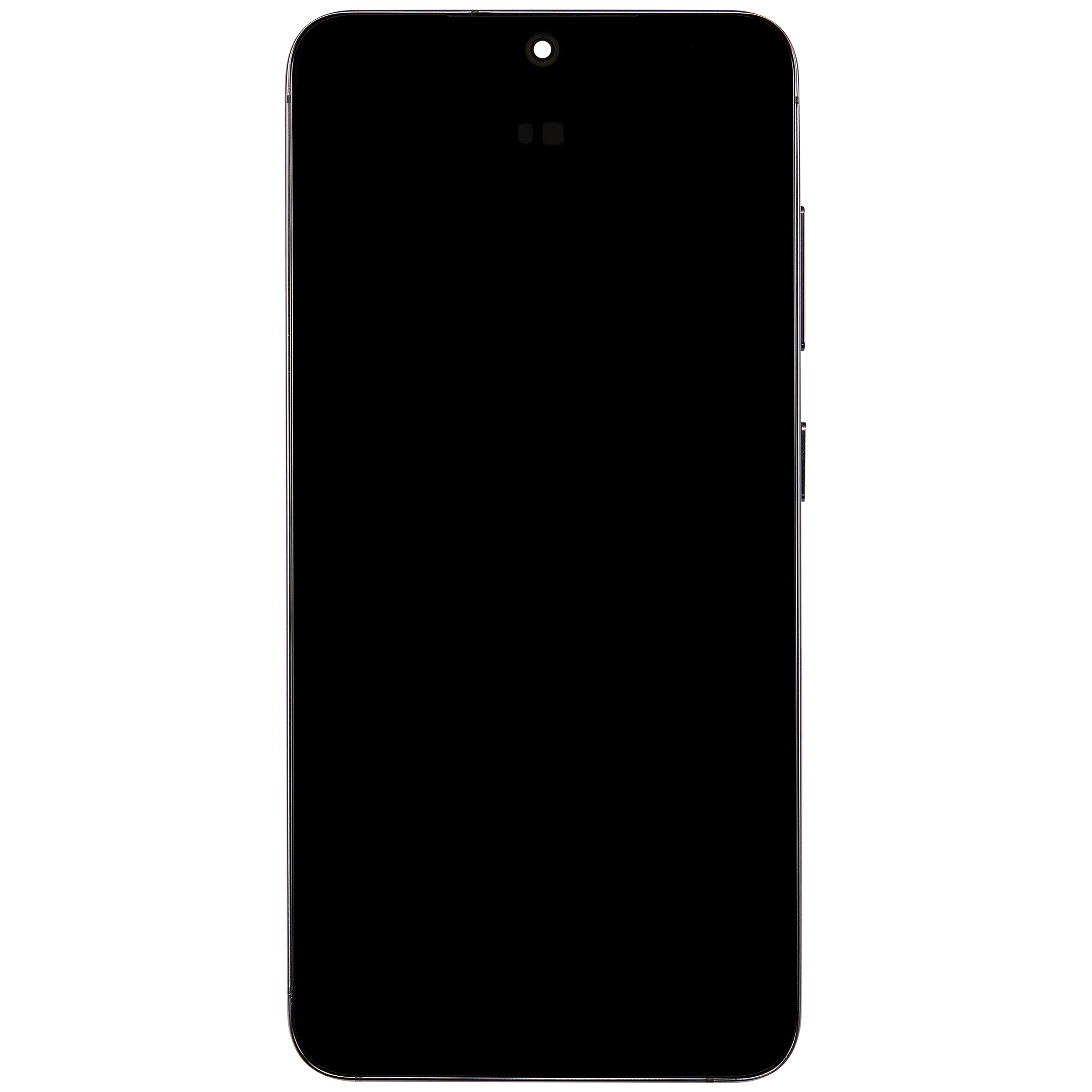 OLED-Display mit Rahmen für Samsung Galaxy S24 5G (US & Internationale Version) (Aftermarket Plus) (Onyx Black)