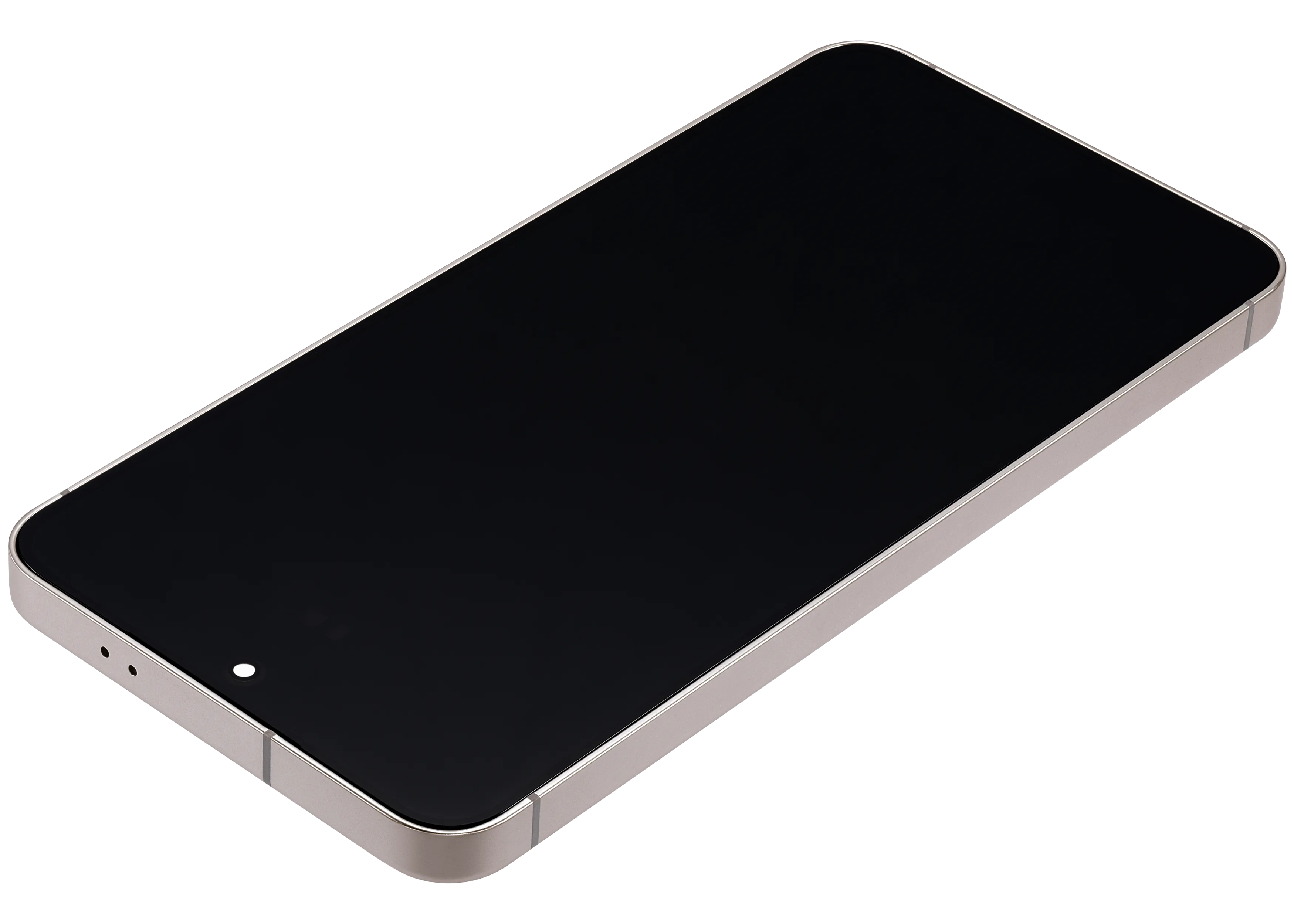 OLED-Display mit Rahmen für Samsung Galaxy S24 5G (US & Internationale Version) (Aftermarket Plus) (Amber Yellow)