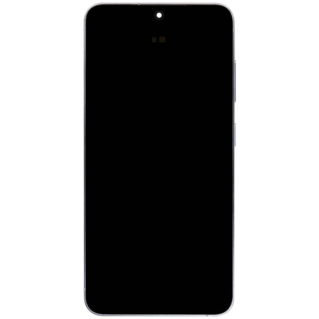 OLED-Display mit Rahmen für Samsung Galaxy S24 5G (US & Internationale Version) (Aftermarket Plus) (Sapphire Blue)