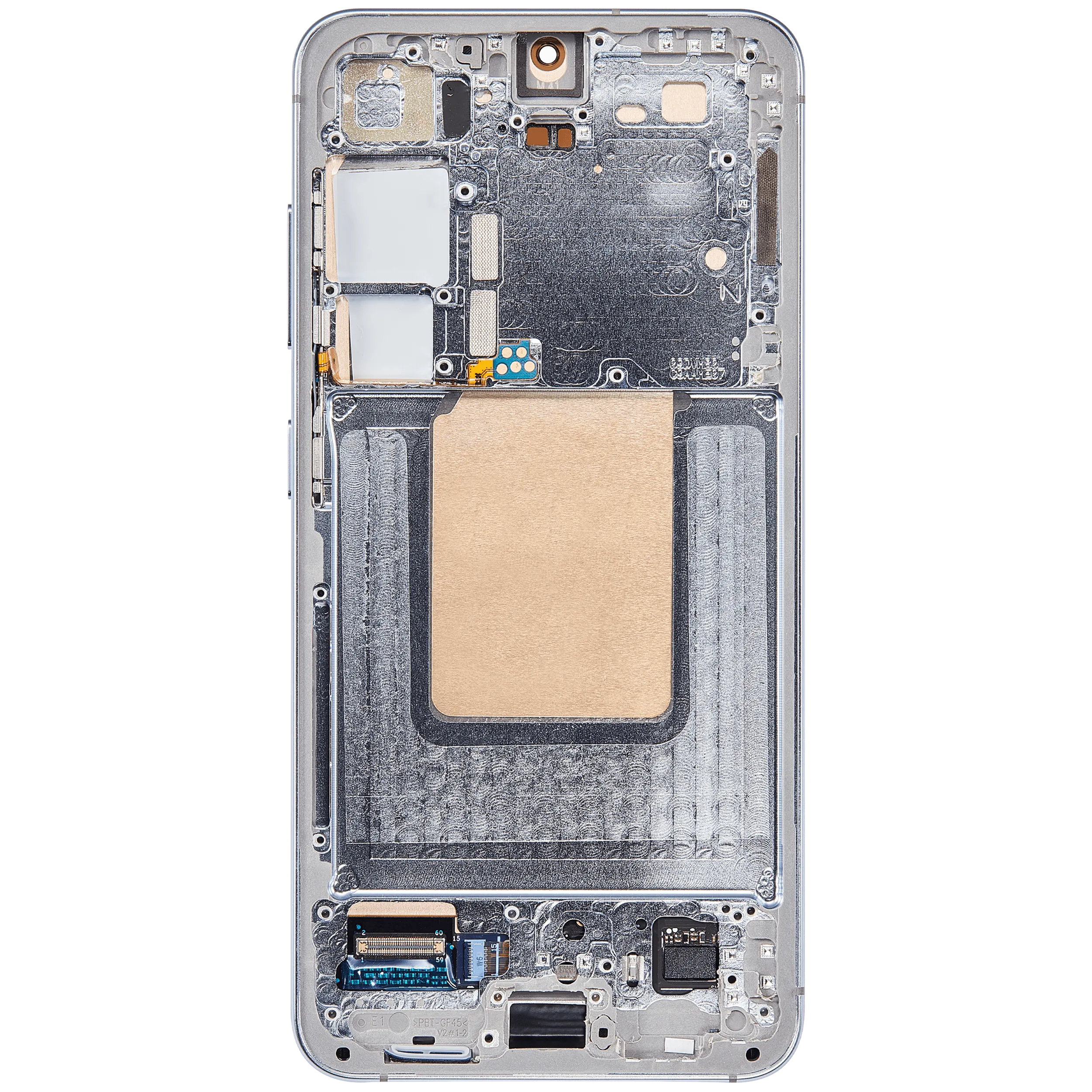 OLED-Display mit Rahmen für Samsung Galaxy S24 5G (US & Internationale Version) (Aftermarket Plus) (Sapphire Blue)