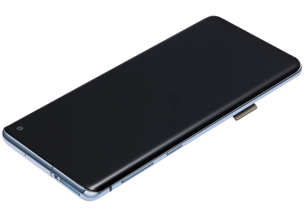 OLED-Display mit Rahmen für Samsung Galaxy S10 (Aftermarket Plus) (Prism Blue)