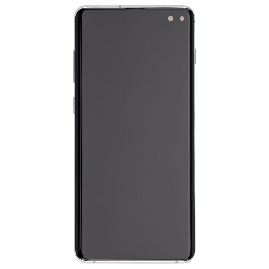OLED-Display mit Rahmen für Samsung Galaxy S10 Plus (Aftermarket Plus) (Prism Green)