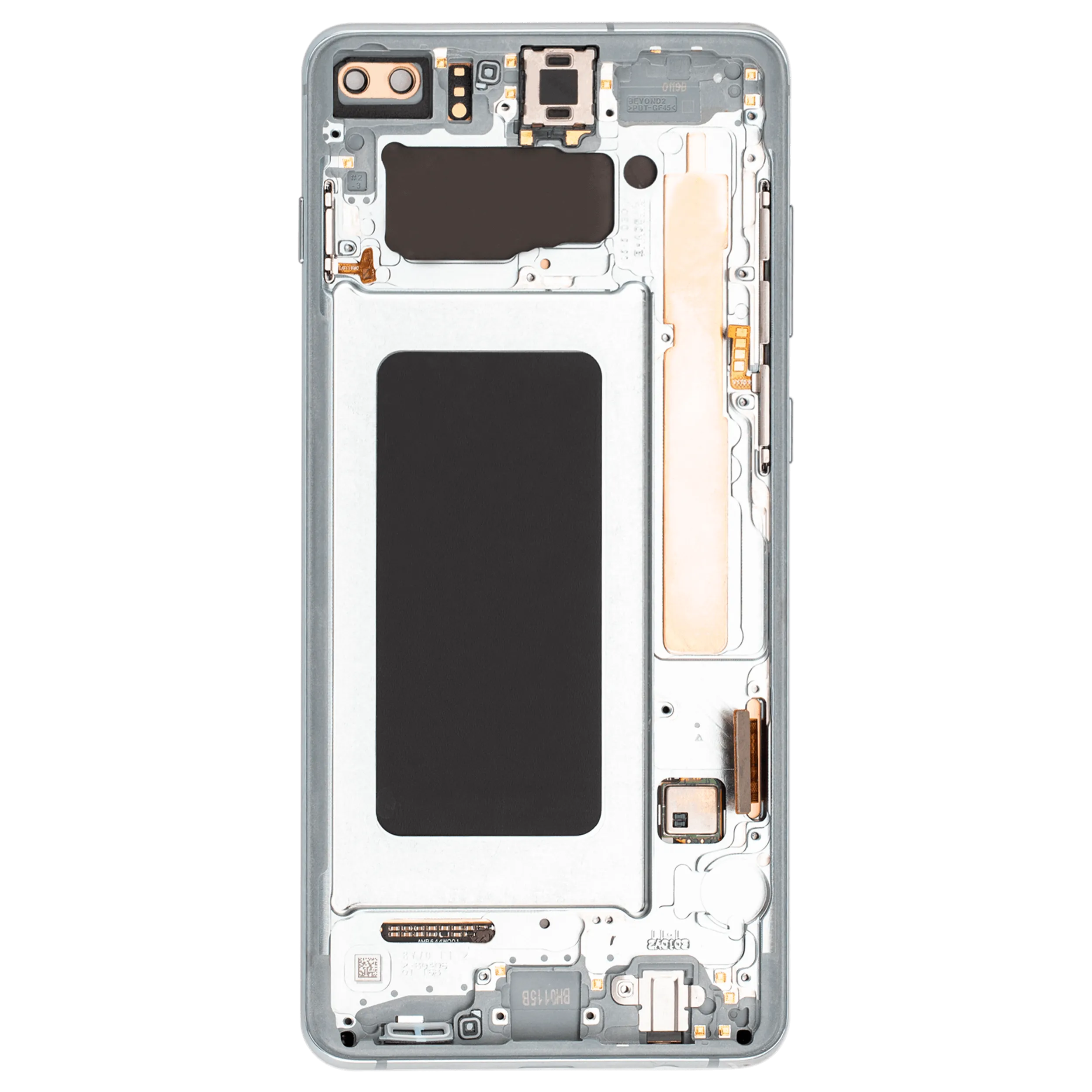 OLED-Display mit Rahmen für Samsung Galaxy S10 Plus (Aftermarket Plus) (Prism Green)