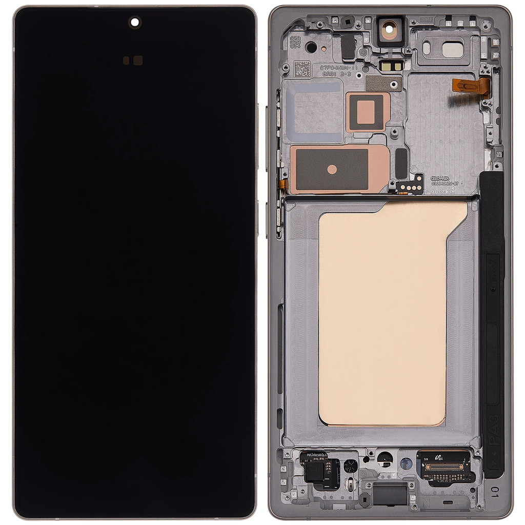 OLED-Display mit Rahmen für Samsung Galaxy S25 Ultra 5G (US & International) (Aftermarket Pro) (120Hz) (Titanium Pink Gold / Jade Green / Grey)