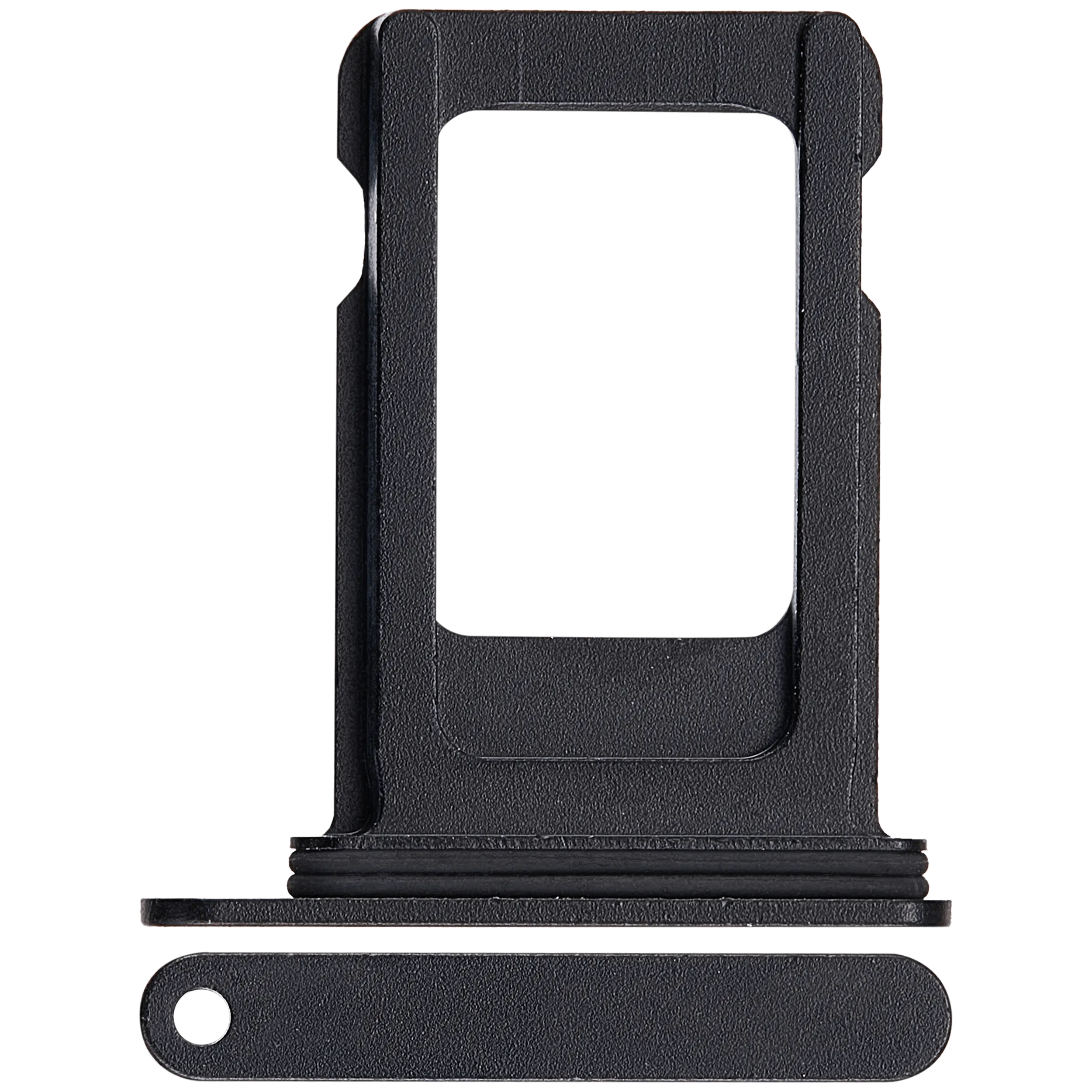Single Sim Card Tray für iPhone 16e / 17e (Schwarz)