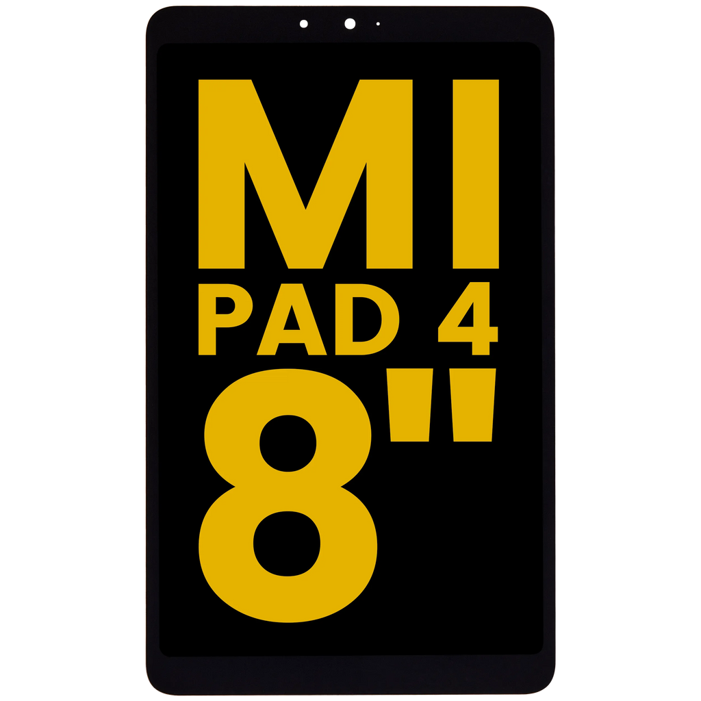 LCD-Display ohne Rahmen Compatible für Xiaomi Mi Pad 4 8'' (Refurbished) (Schwarz)