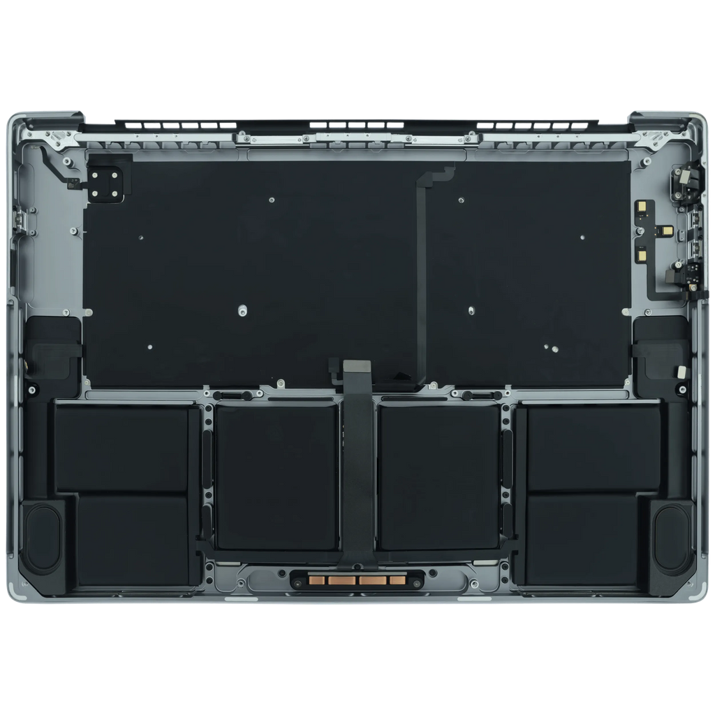 Top Case mit Akku and Keyboard (ANSI US) für MacBook Pro 16" A2485 (2021) / A2780 (2023) (gebrauchter OEM-Ausbau, Qualität B) (Space Grau)