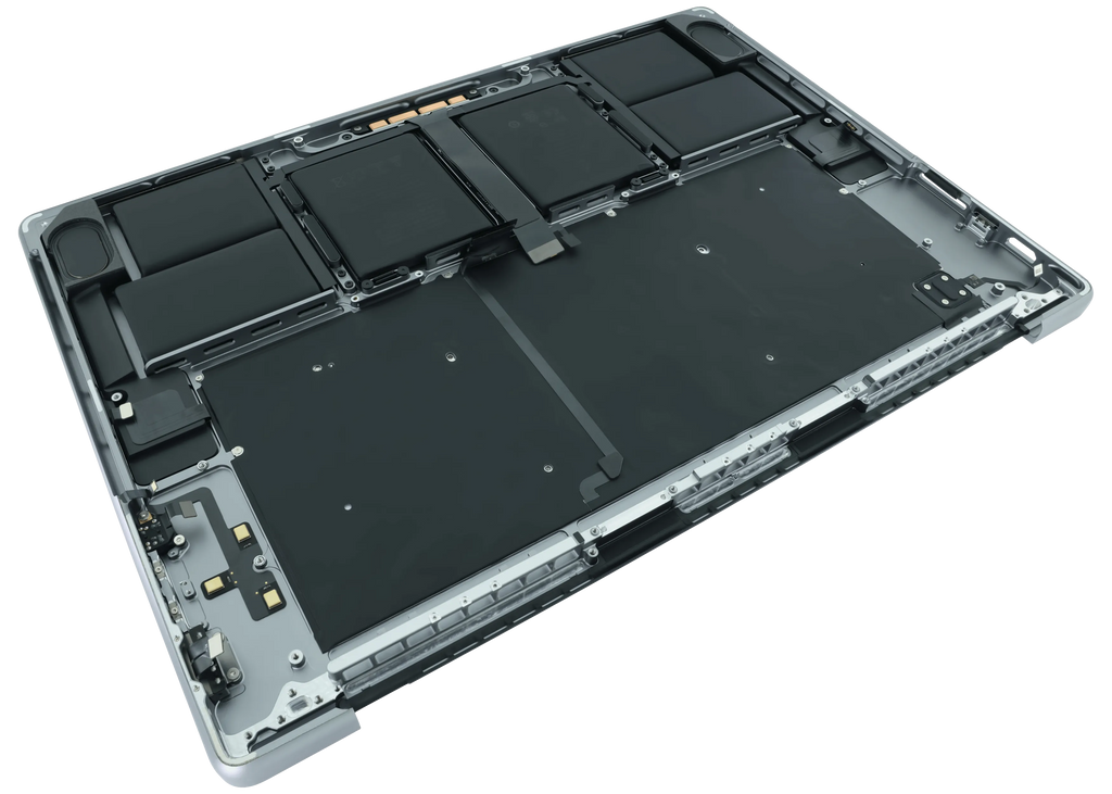 Top Case mit Akku and Keyboard (ANSI US) für MacBook Pro 16" A2485 (2021) / A2780 (2023) (gebrauchter OEM-Ausbau, Qualität B) (Space Grau)