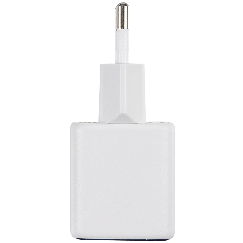 AmpSentrix Pro 30W 2-in-1 USB-C / USB-A GaN Wall Adapter (220V / EU Plug) (Ultramarine)