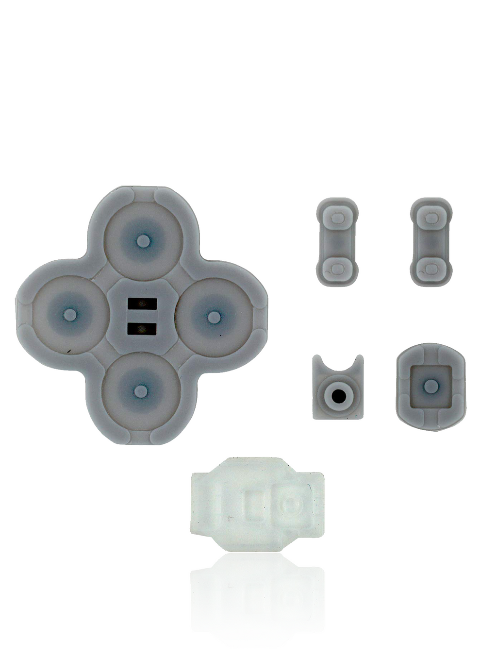 Leitfähige Gummi-D-Pad-Tasten Set für Nintendo Switch Joy-Con rechts 6-teilig