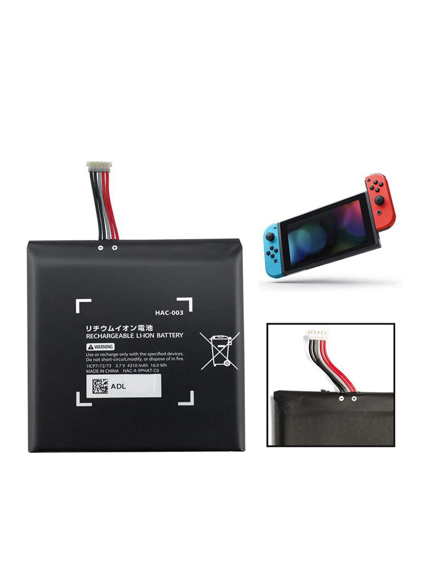 Ersatzbatterie für Nintendo Switch & Switch OLED