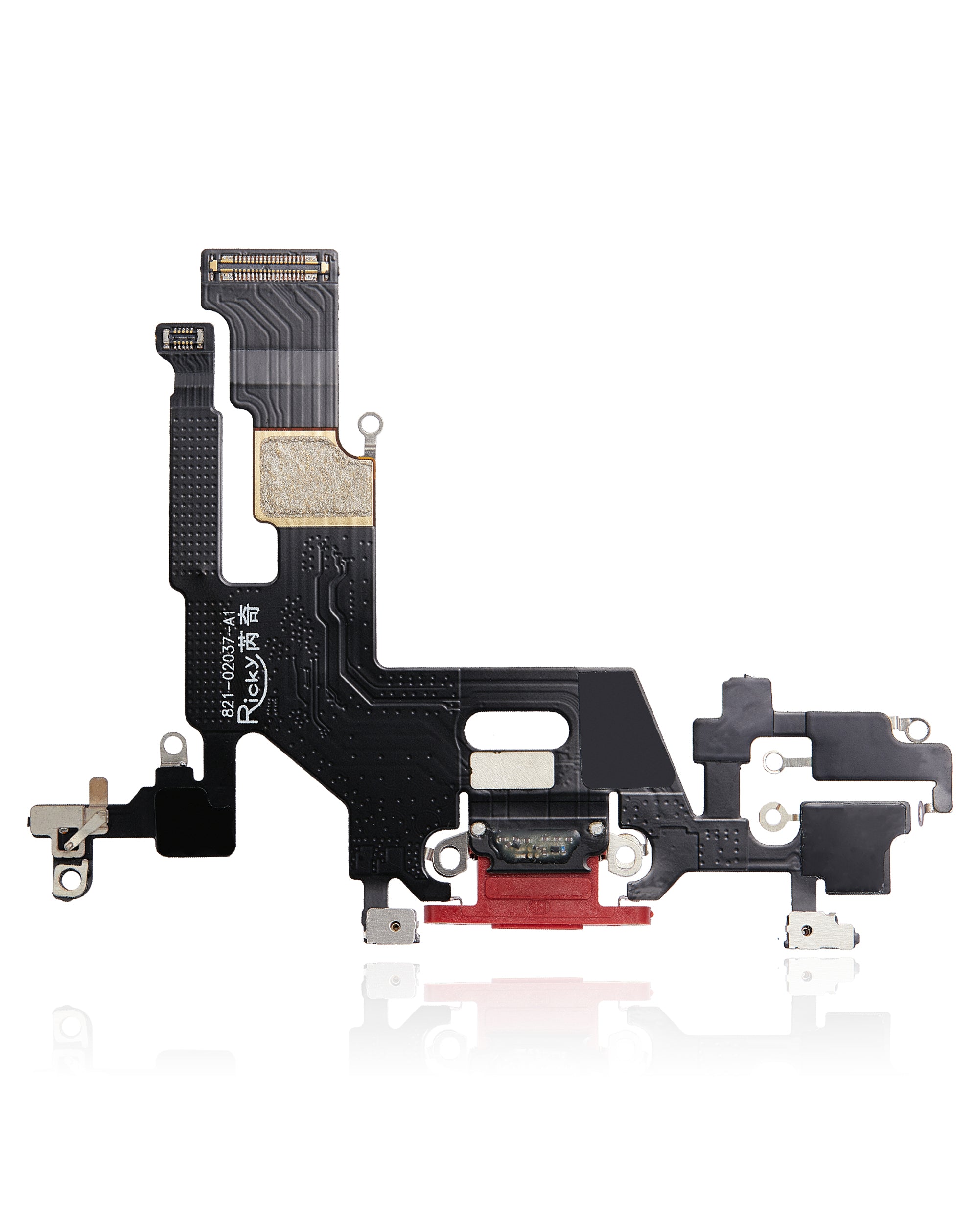 Ladebuchsen-Flexkabel für iPhone 11 (Aftermarket Plus) (Rot)